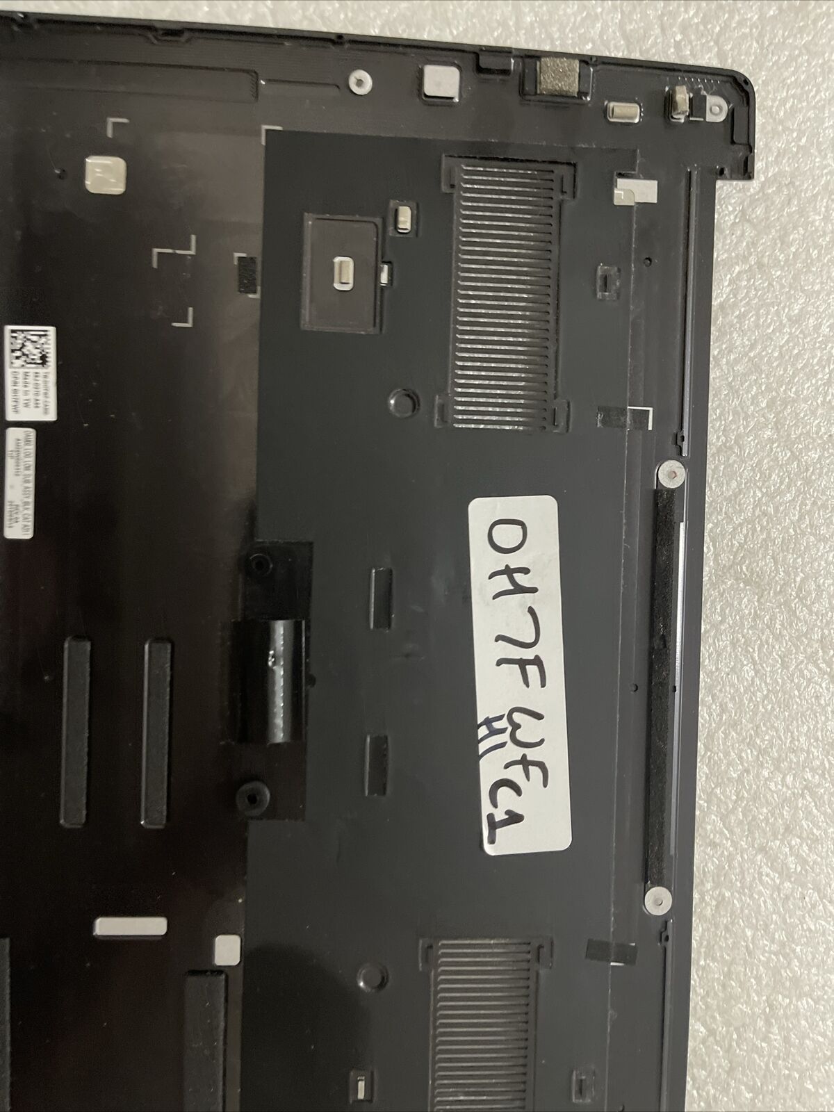 Genuine Dell Precision 5530 Laptop Bottom Base Metal Cover Black H7FWF H1C1