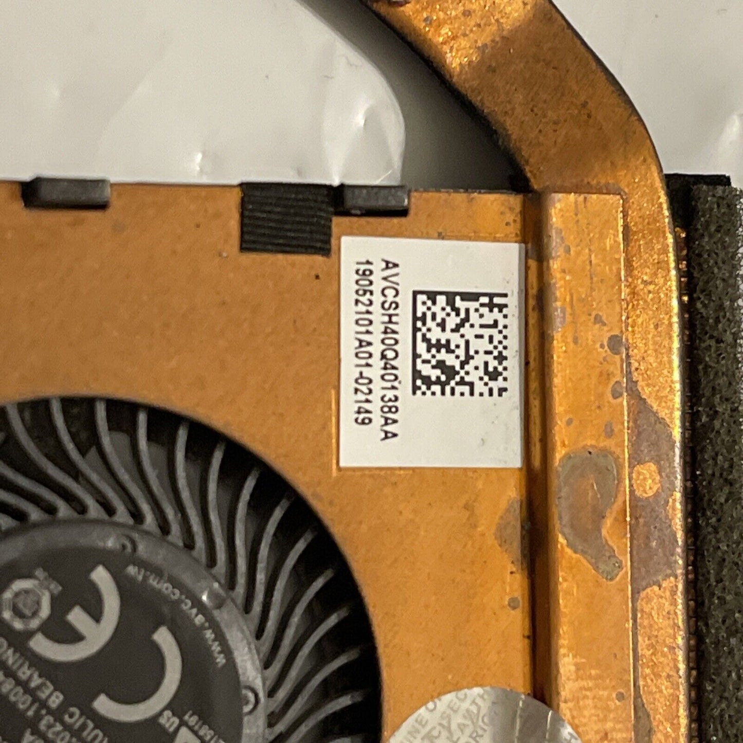 Gen Lenovo ThinkPad X1 Yoga 3rd Gen 3 Heatsink Fan Cooling 01AY918 01AY917 ata