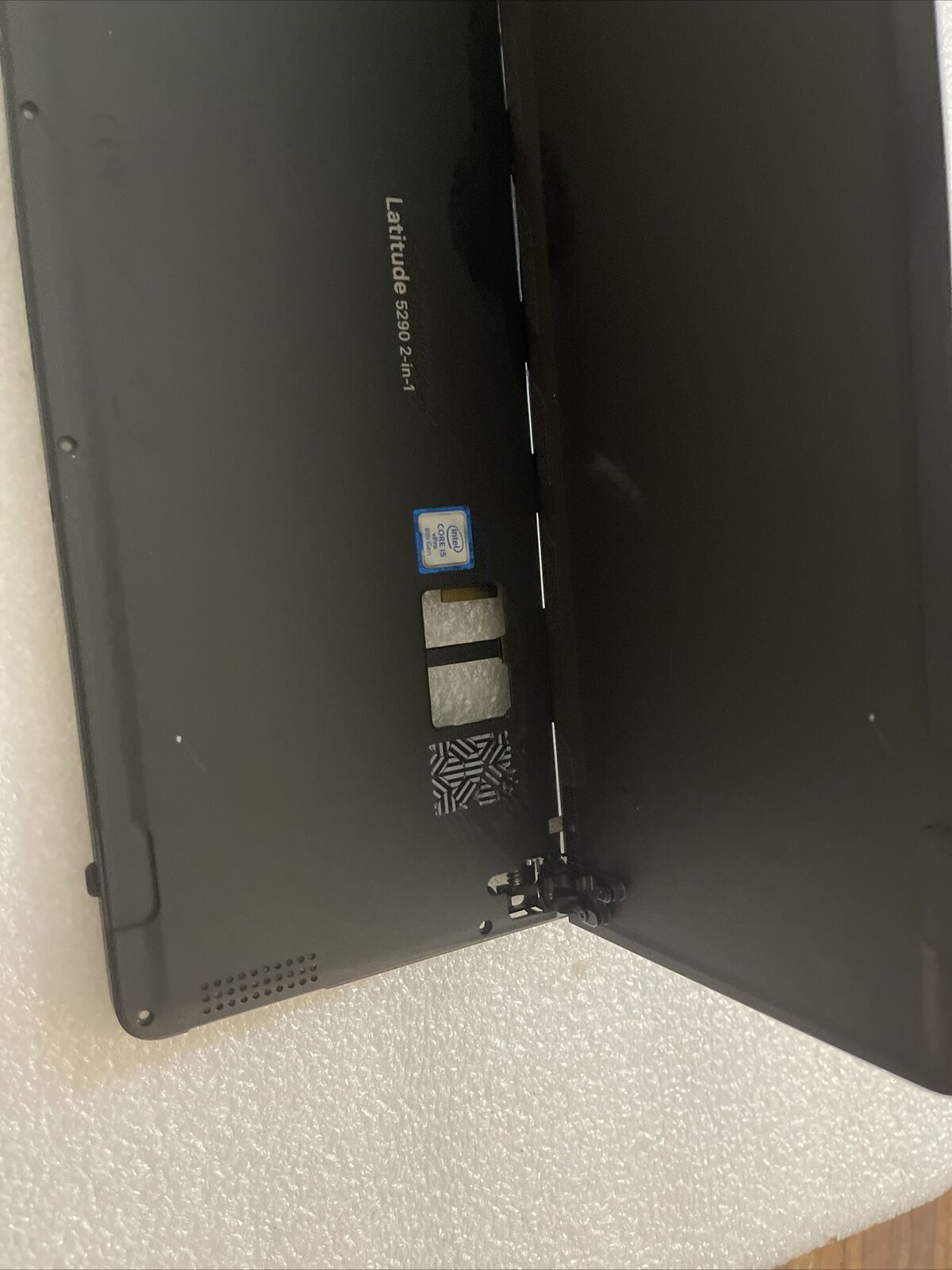 GENUINE DELL  LATITUDE 12 5290 LCd Top Back Cover Extras Black T17G TKR19 H5 B7