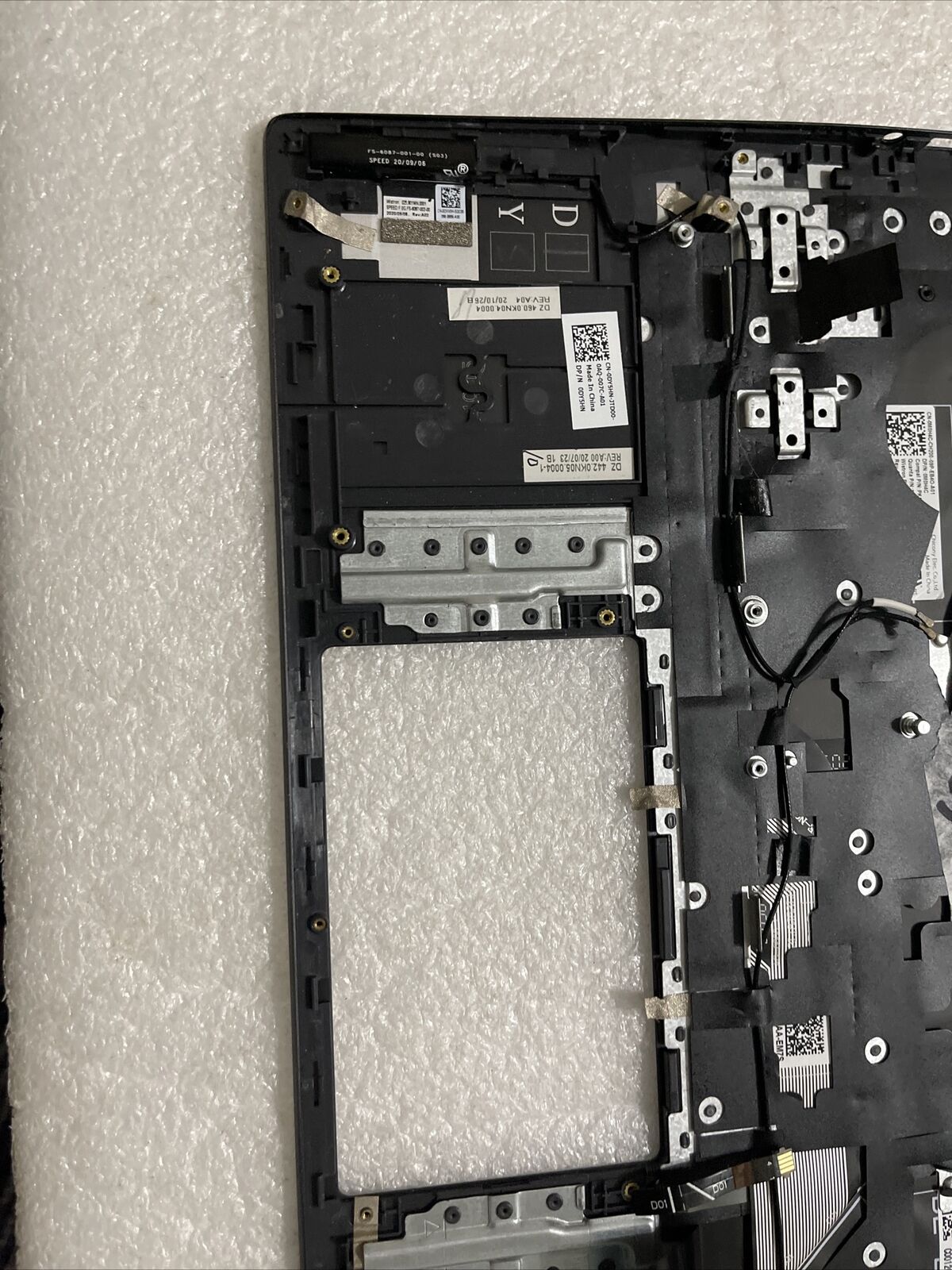Dell Vostro V5401 5401 Laptop Palmrest English Backlit Keyboard DY5HN SP D5