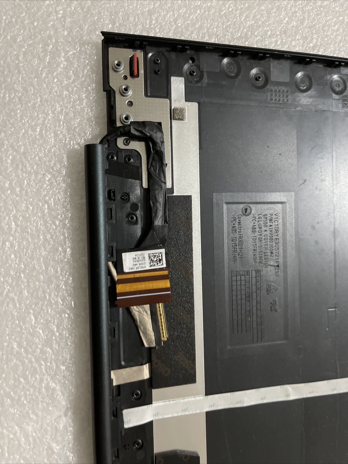 Genuine Lenovo Legion 5  LCD Back Cover Top Lod 81Y6003YUS AP1HV000340SLH2 H1 N1