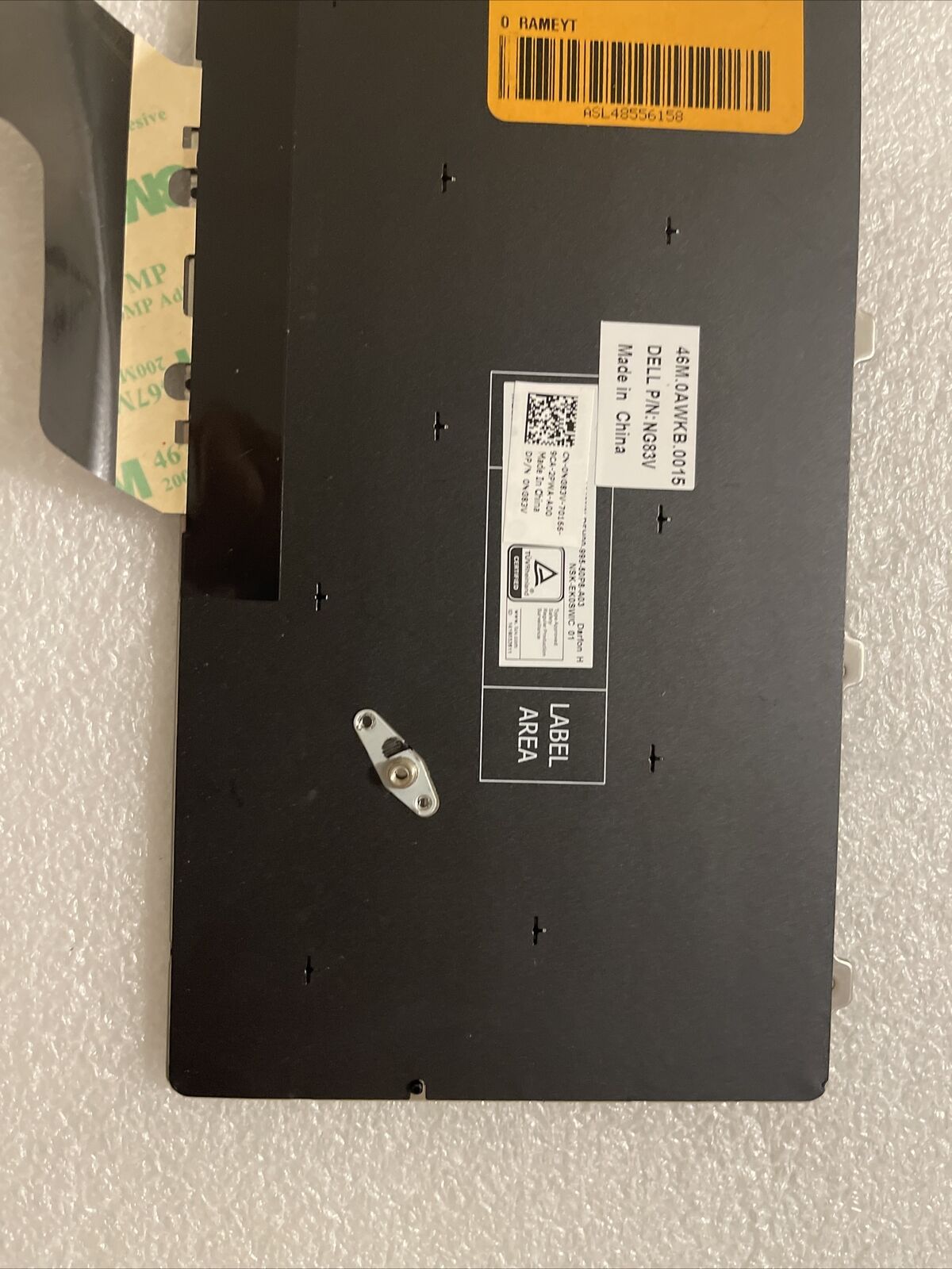 Genuine Dell Latitude 3180 / 3189 / 3380 Laptop US English Keyboard NG83V 0NG83V