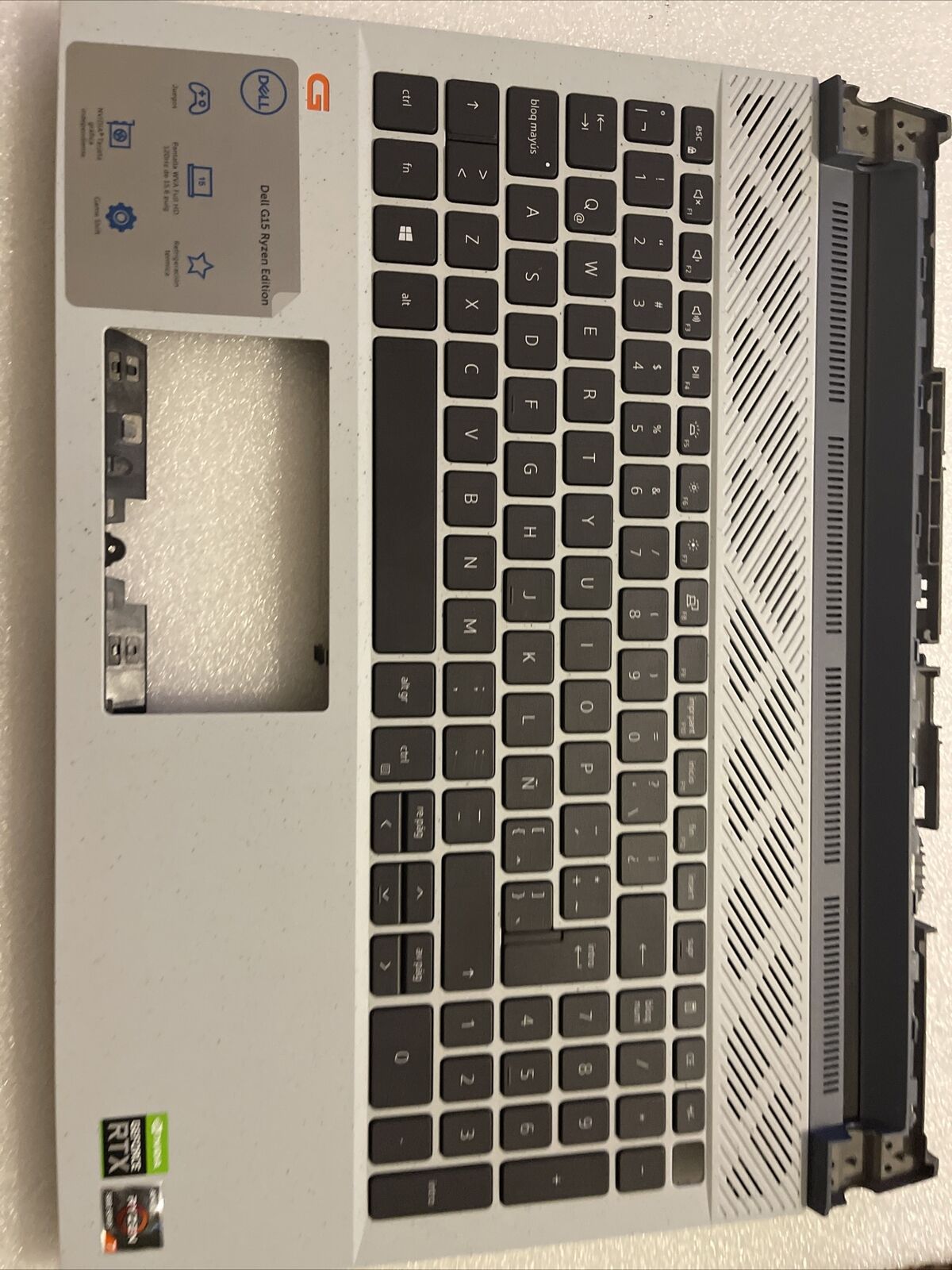 Genuin Dell Inspiron 15 G15 5510 5511 5515 Palmrest SPANISH Keyboard 9YDP0 H1 P2