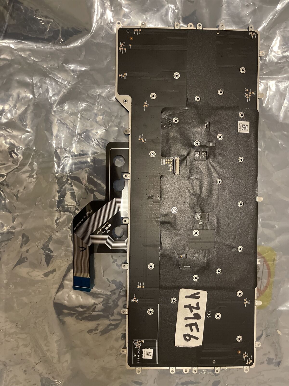 Genuine OEM Dell Alienware M15 R2 2019 Lunar Light RGB Laptop Keyboard Y79F6