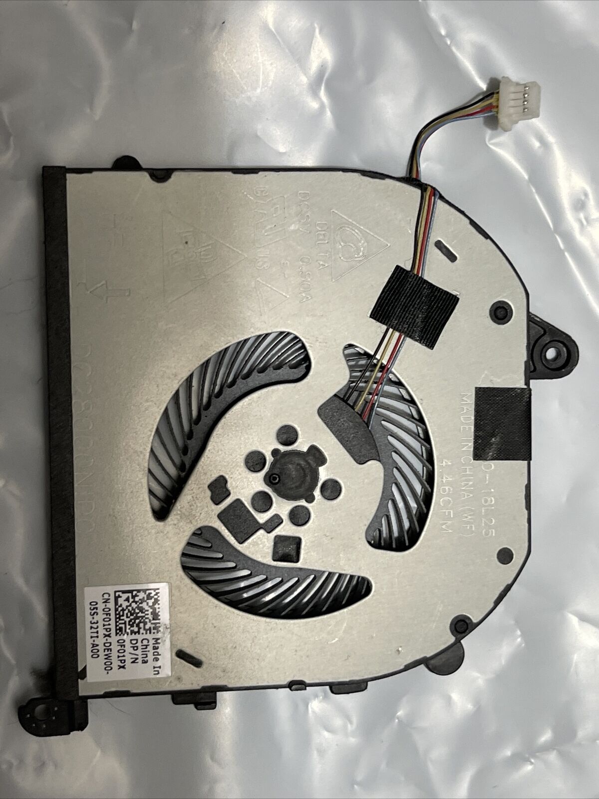 New Oem Dell XPS 9570 7590 Precision 5540 CPU Cooling LEFT Side Fan F01PX 0F01PX