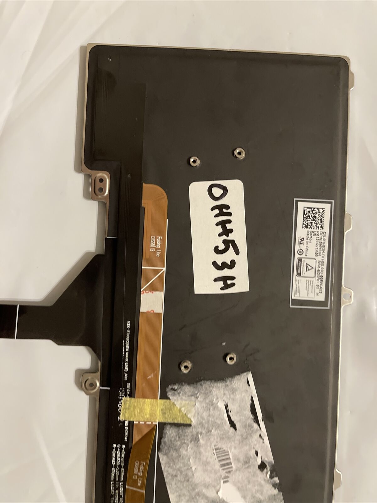 Genuine OEM Dell 0HH53H  V155625AS1 US Layout Backlit Keyboard HH53H 0HH53H B4
