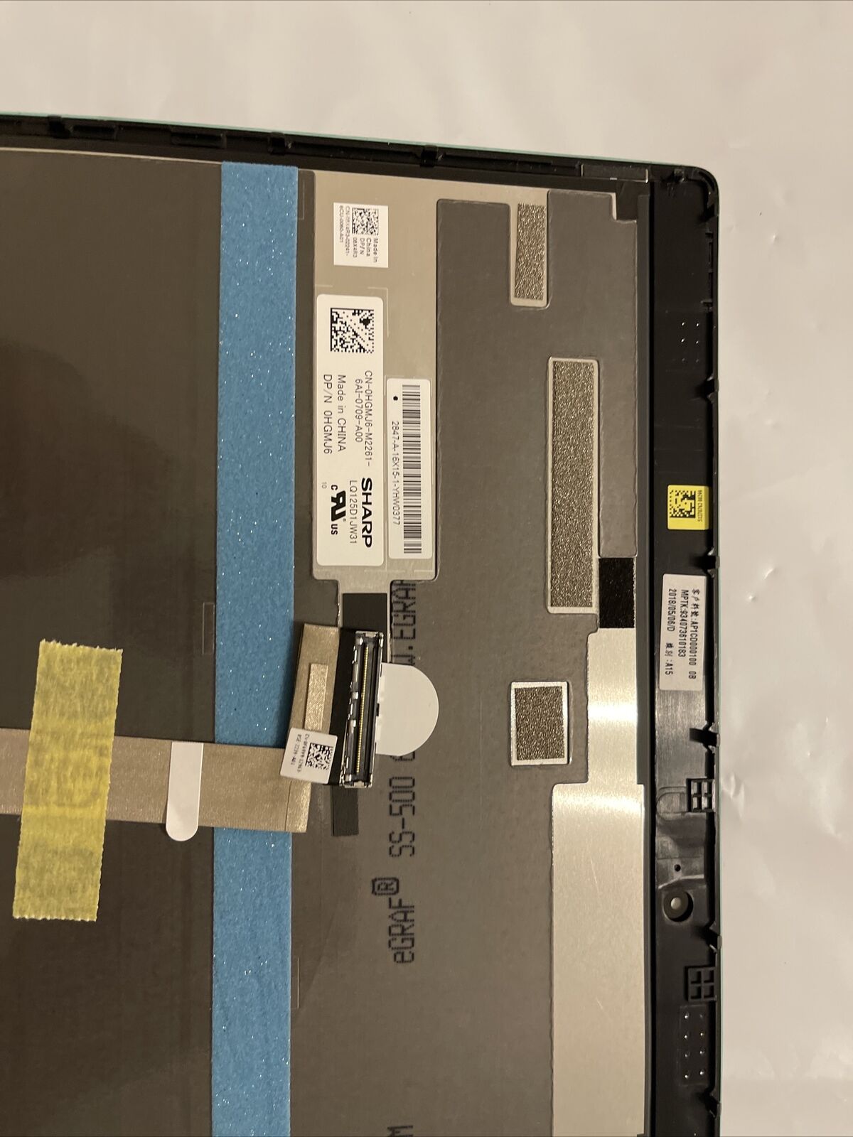 Dell XPS 12 9250 Latitude 7275 12.5" 4K Uhd Laptop LCD Display TouchScreen HGMJ6