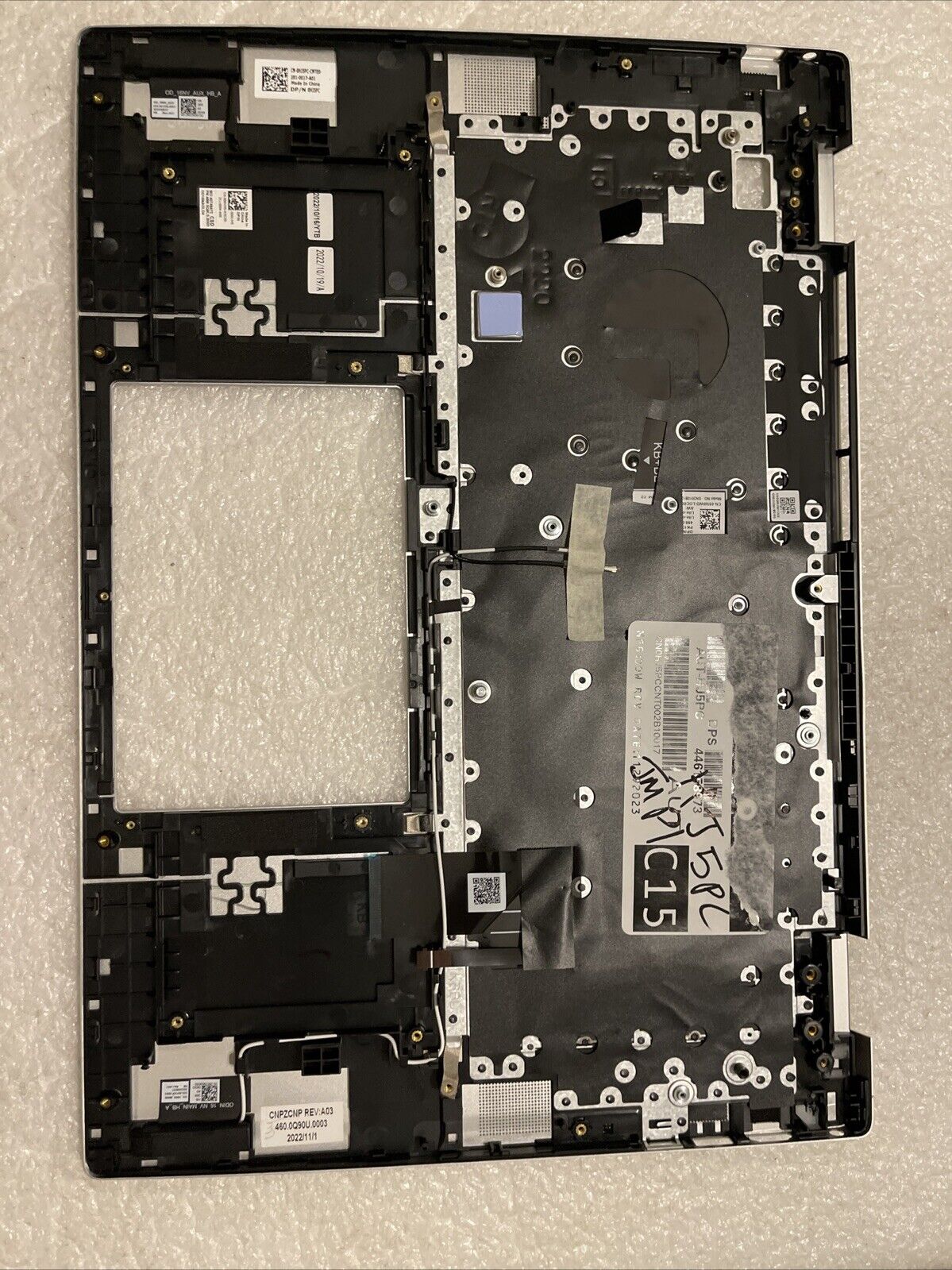 Genuine Dell Inspiron 16 5620 5625 Palmrest US Eng Keyboard YJGM5 0HJ5PC JM P1