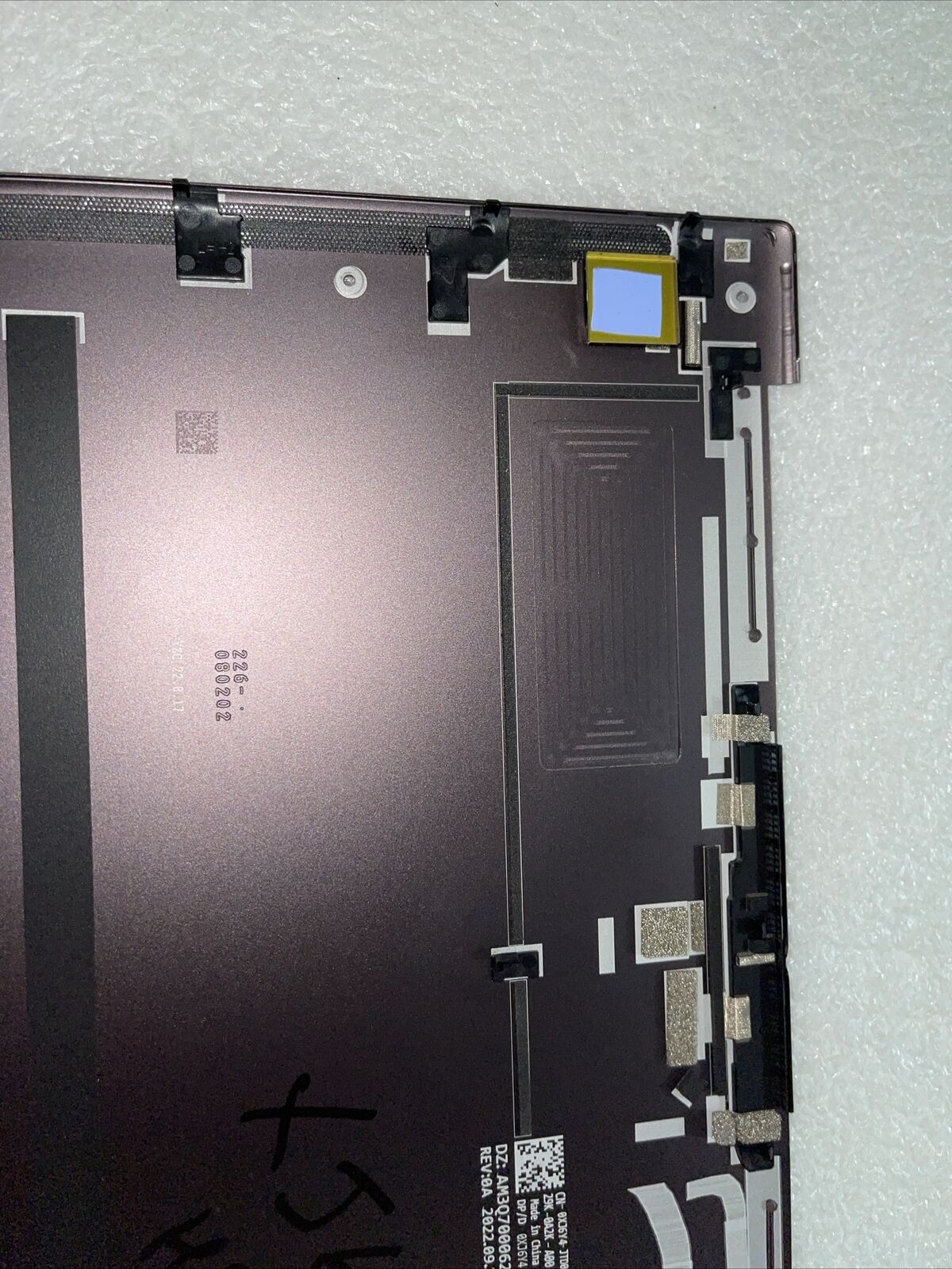Genuine Dell XPS 13 9315 2022 Bottom Base Cover PURPLE Umber 0XJ6Y4 XJ6Y4 H2 C6