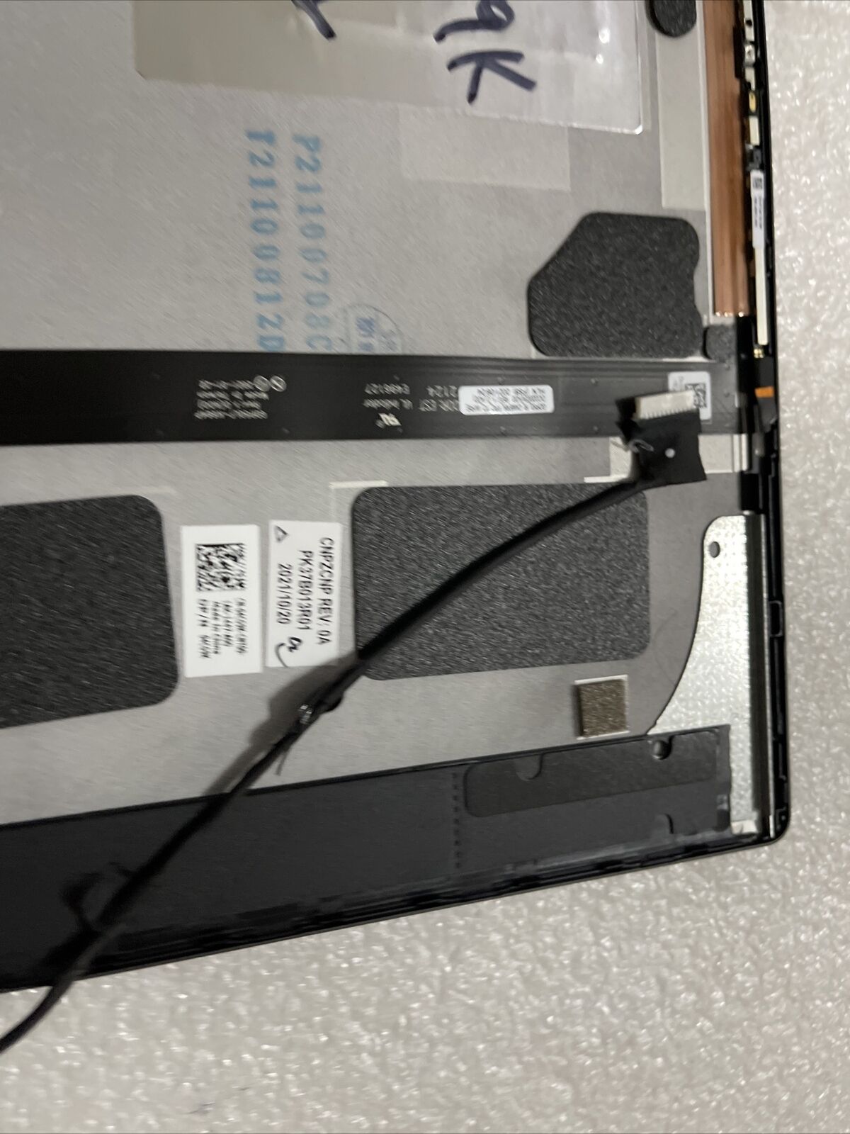 Dell Alienware M15 R5 R6 Laptop LCD Back Cover   Camera Cable 4CG9K 04CG9K H1Q1
