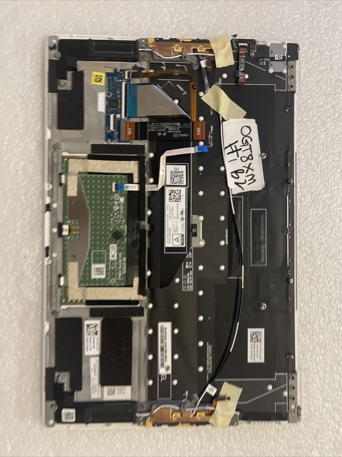 New Oem Dell XPS 9300 Palmrest US Keyboard Touchpad Speakers Extras GT8XM H1 B2
