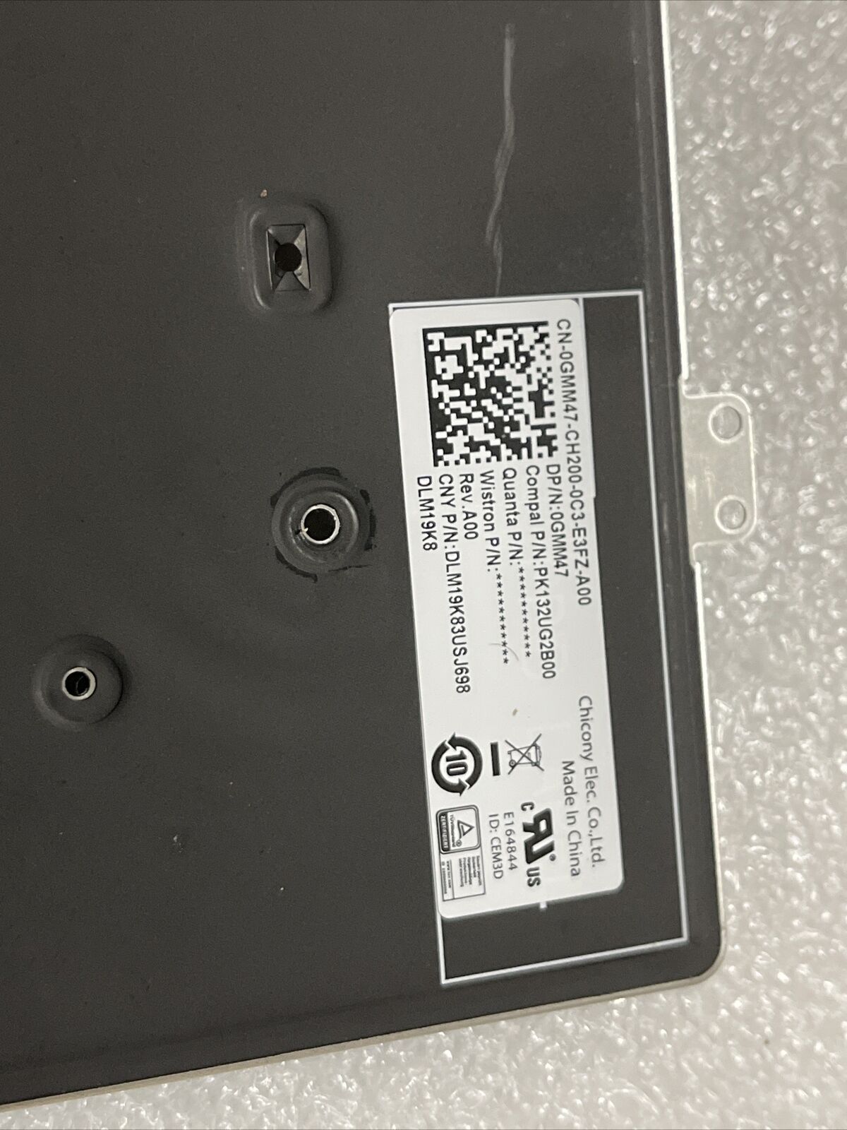 New GENUINE Dell Latitude 7410 US Keyboard  PK132UG3B00 SN4291BL GMM47 0GMM47