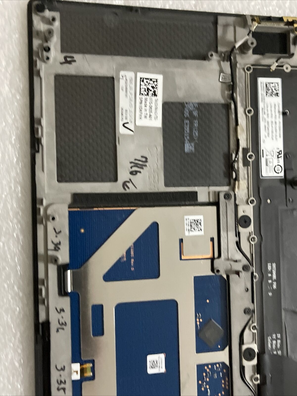 OEM DELL XPS 9500 Palmrest Touchpad FPR US Backlit Keyboard DKFWH 0DKFWH H3 D5