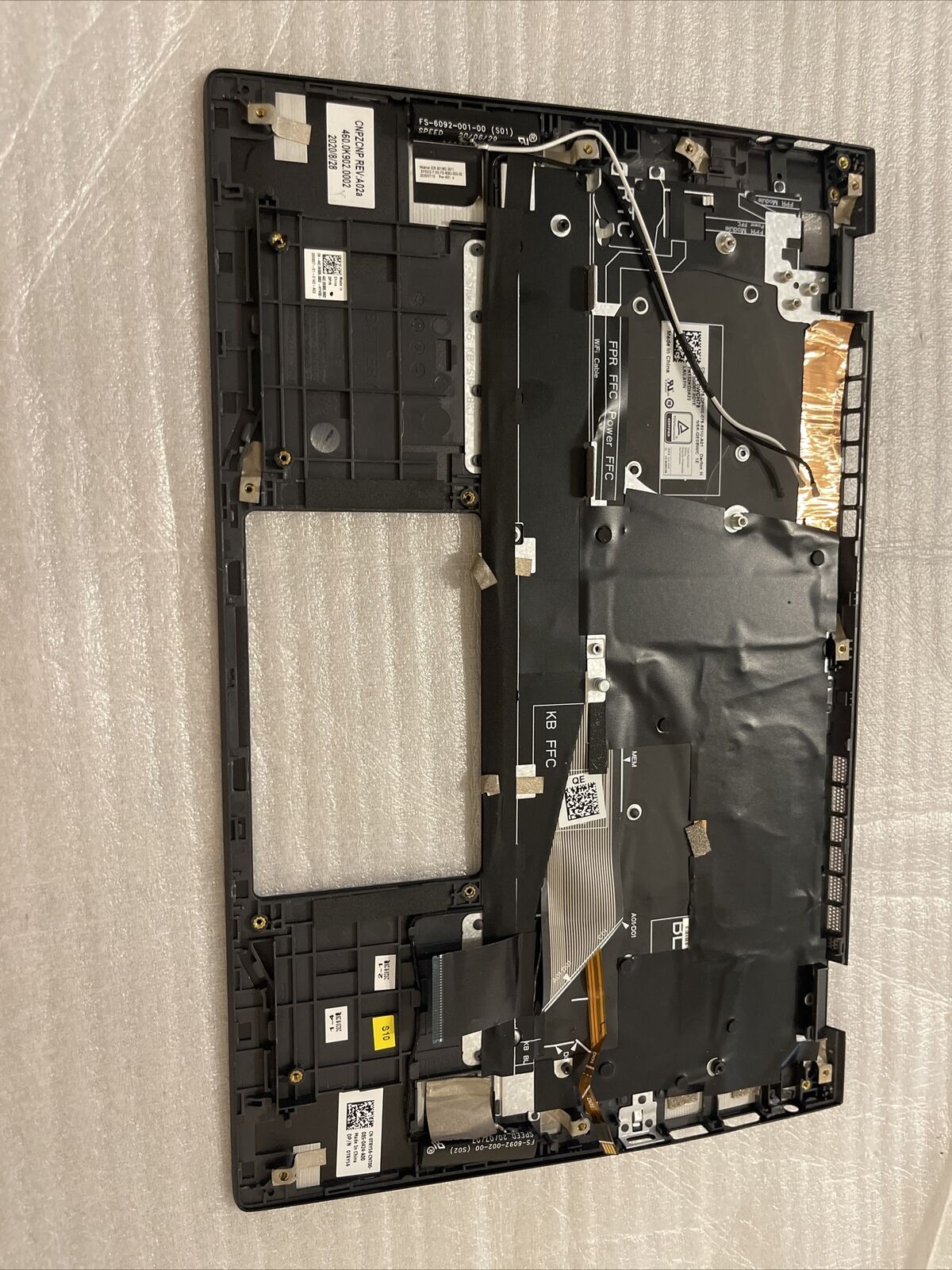 Genuine Dell Vostro 5300 5301 Laptop Palmrest US EN Backlit Keyboard TRY56 P3