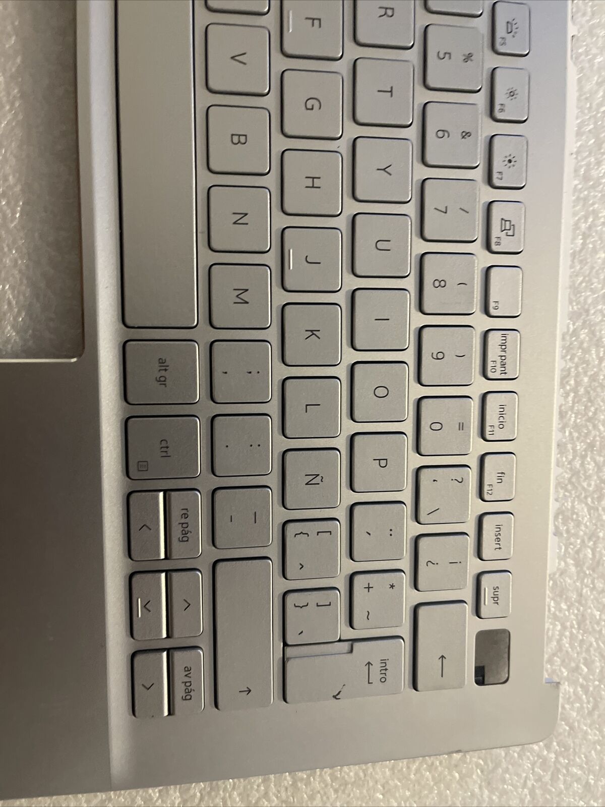 Dell Inspiron 13 5390 5391 Palmrest Spanish Backlit keyboard 6G6YK R18HX S1P5
