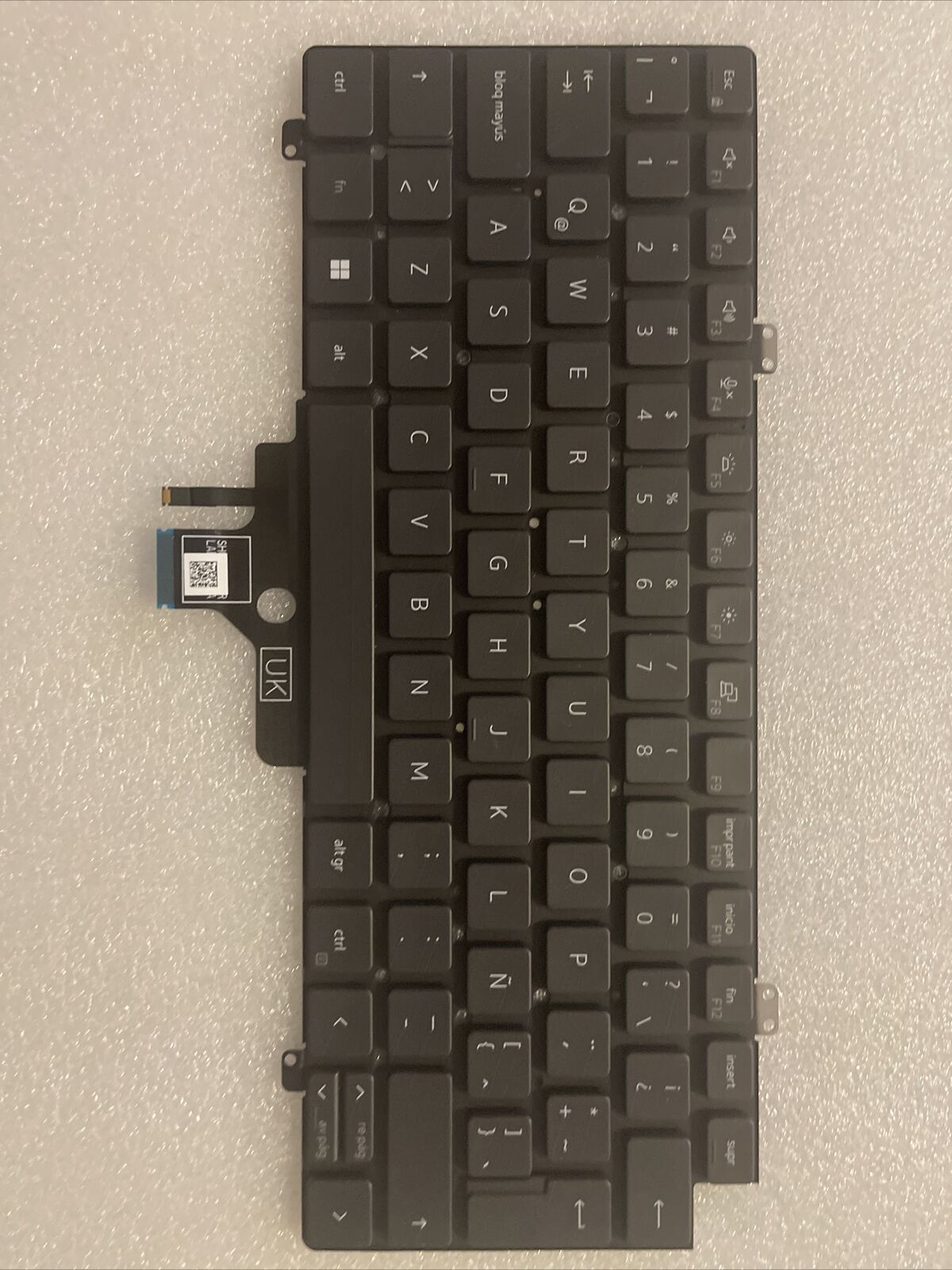 New Genuine DELL latitude 7520 BACKLIT Spanish Latin Keyboard