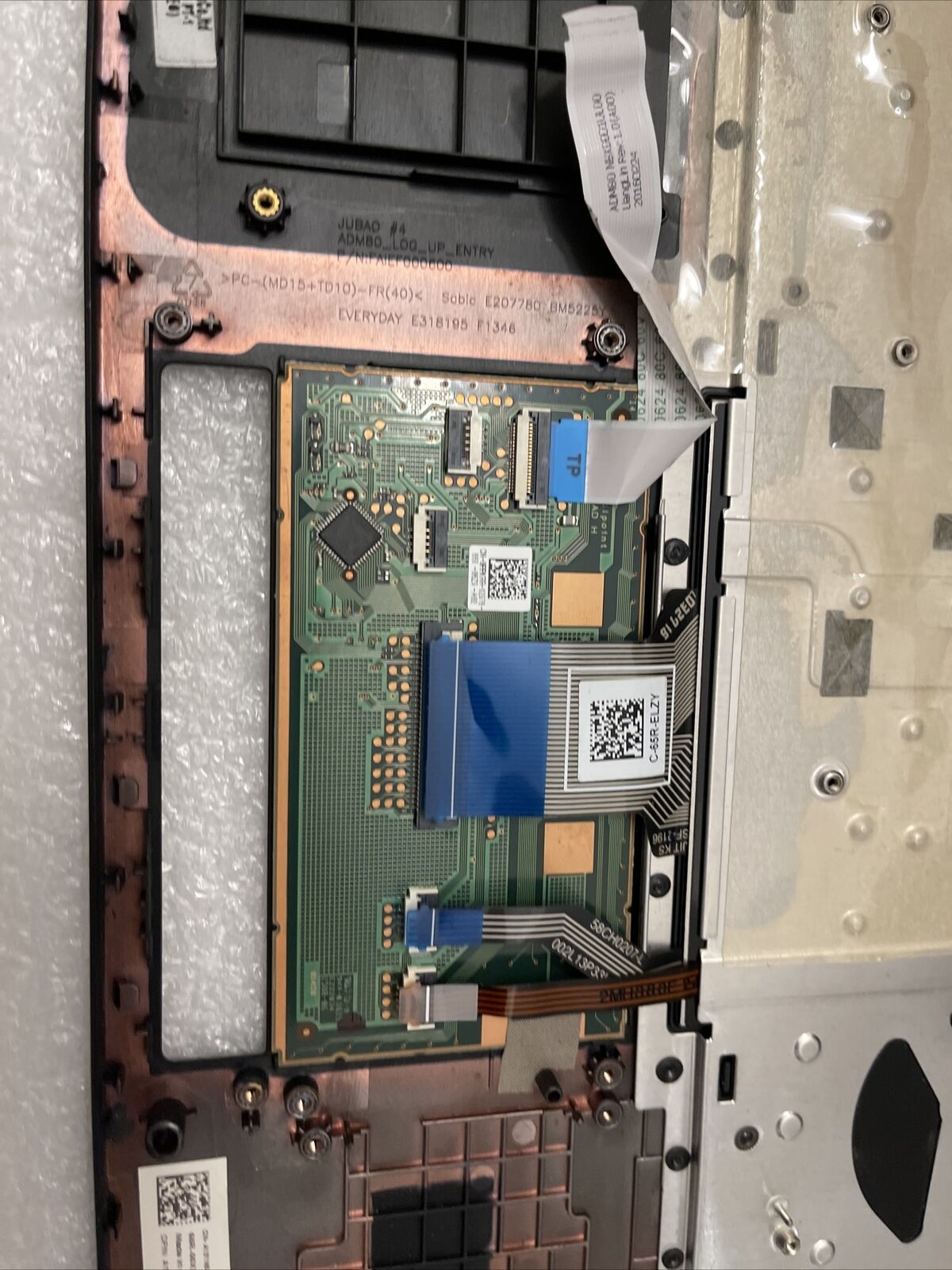 Genuine Dell Latitude E5570 15.6" Palmrest/Touch/Keyboard A151N5 H1 P1
