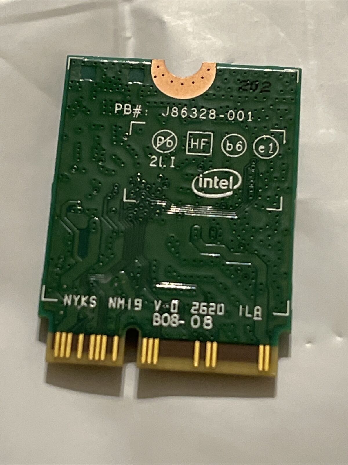 Genuine Intel Killer 1650i Wireless Wi-Fi 6 Bluetooth 5 AX201NGW ND6M1 0ND6M1