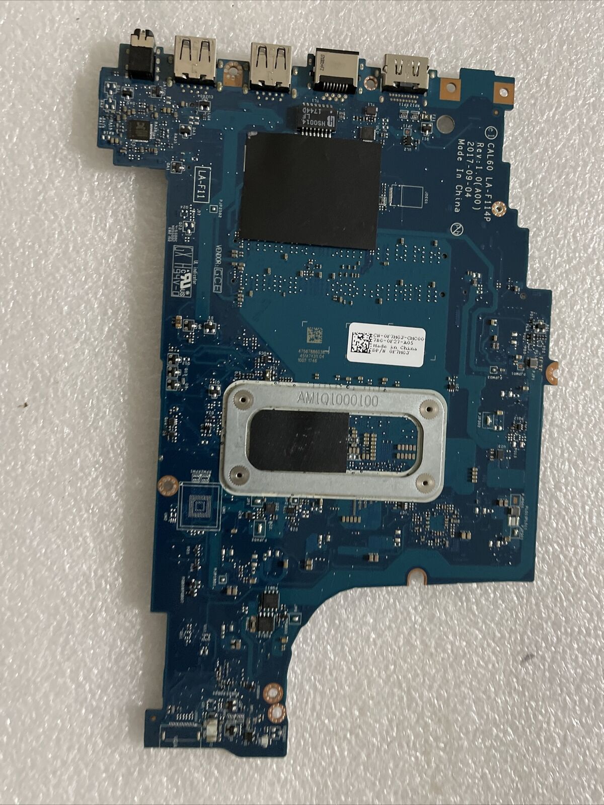 Genuine Dell Inspiron 15.6" 15-5570 Intel i5-8250U 1.6GHz Motherboard F7MGJ B6