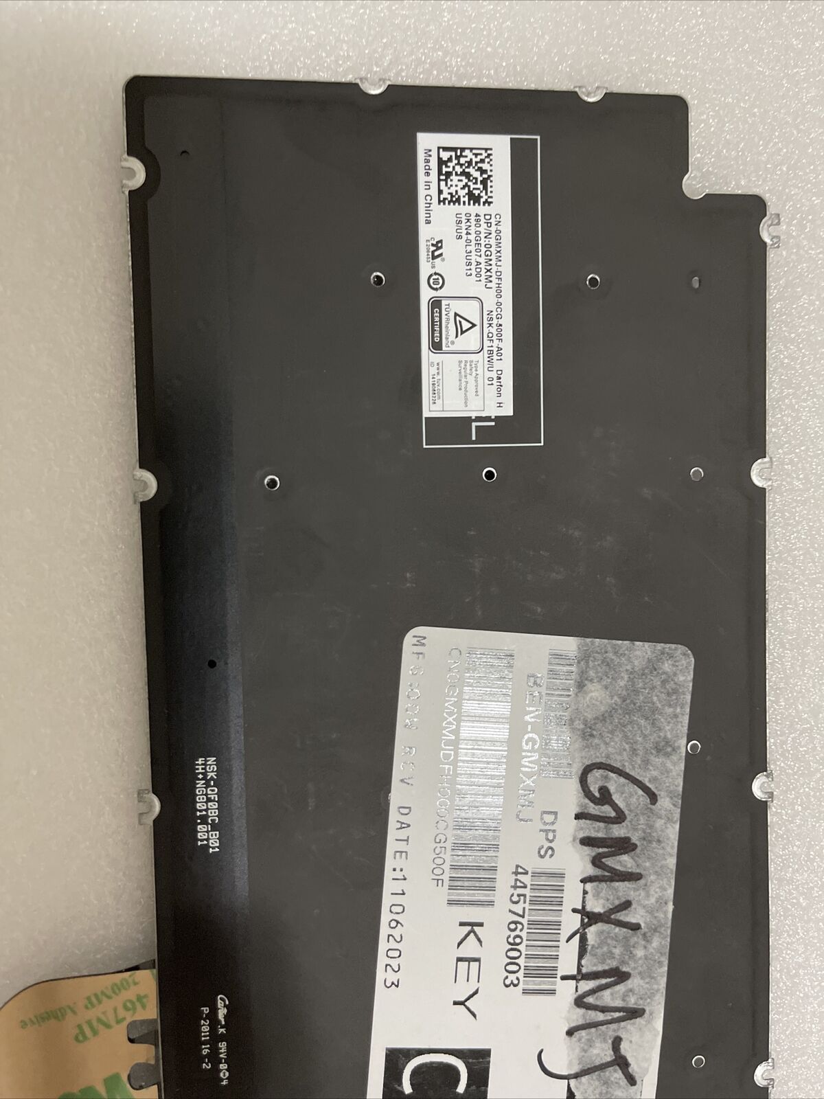 Dell Inspiron 5584 5590 5591 5593 5594 5598 US English Backlit Keyboard GMXMJ BB