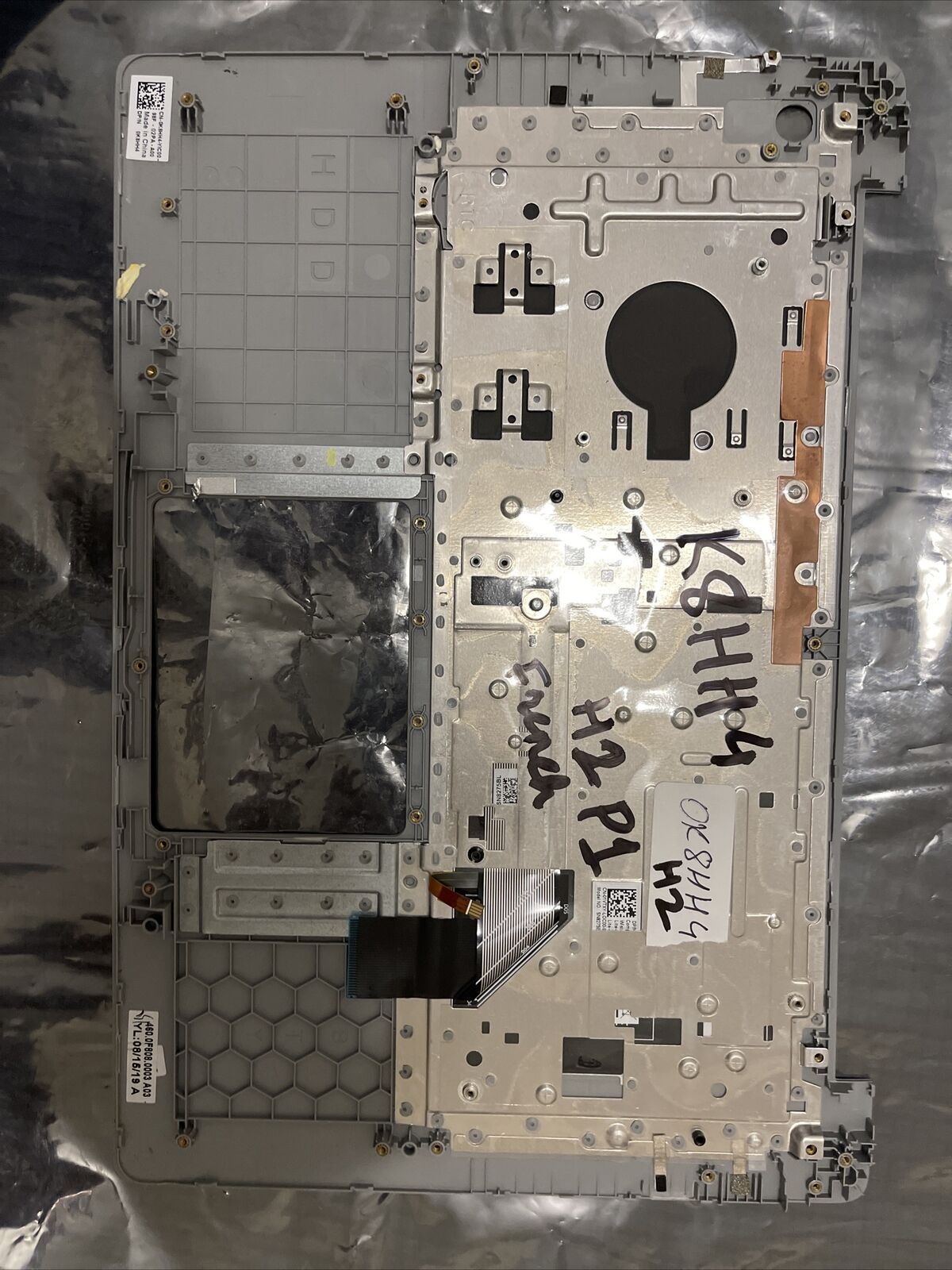 OEM Dell Inspiron 15 5580 Palmrest Touchpad French Backlit Keyboard K8HH4 H2 P1