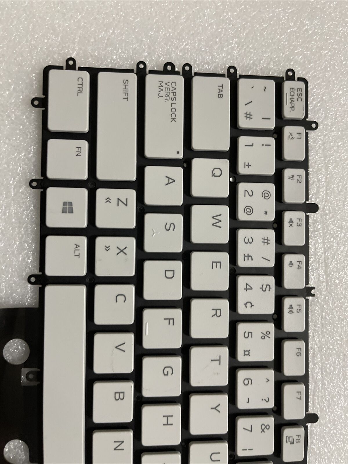 French English - Alienware m15 R2 Backlit Laptop Keyboard 4mctd 04mctd H1 B4