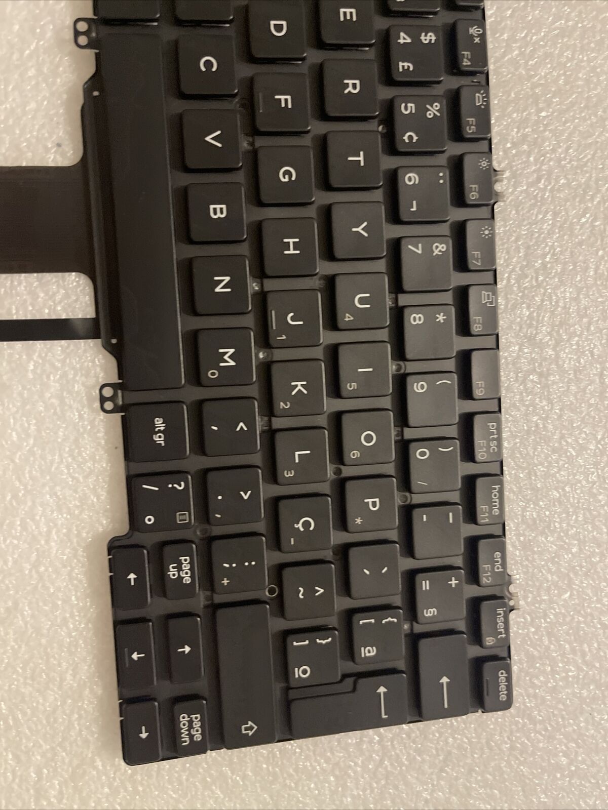 OEM Genuine Dell Backlit Laptop Brazil Backlit Keyboard 58NRR 058NRR H1 B1