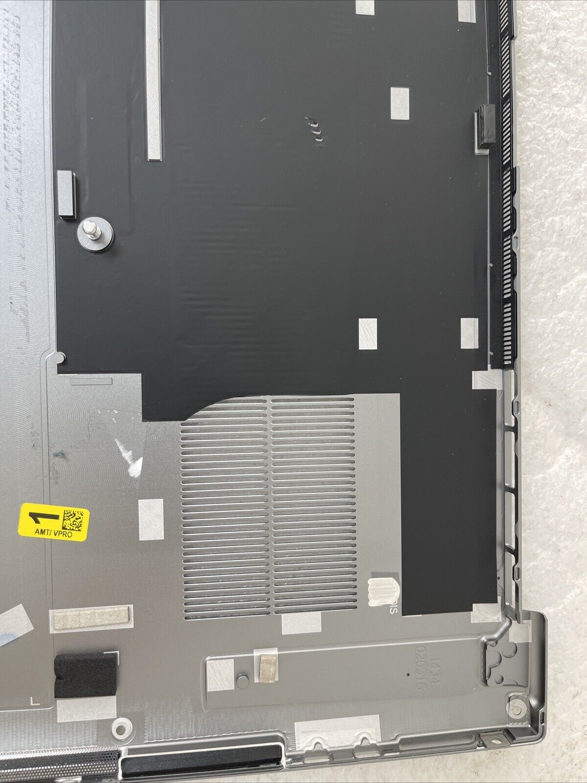 OEM Dell Precision 5750 Laptop Bottom Base Metal Cover Assembly Gray 598MX KG C4