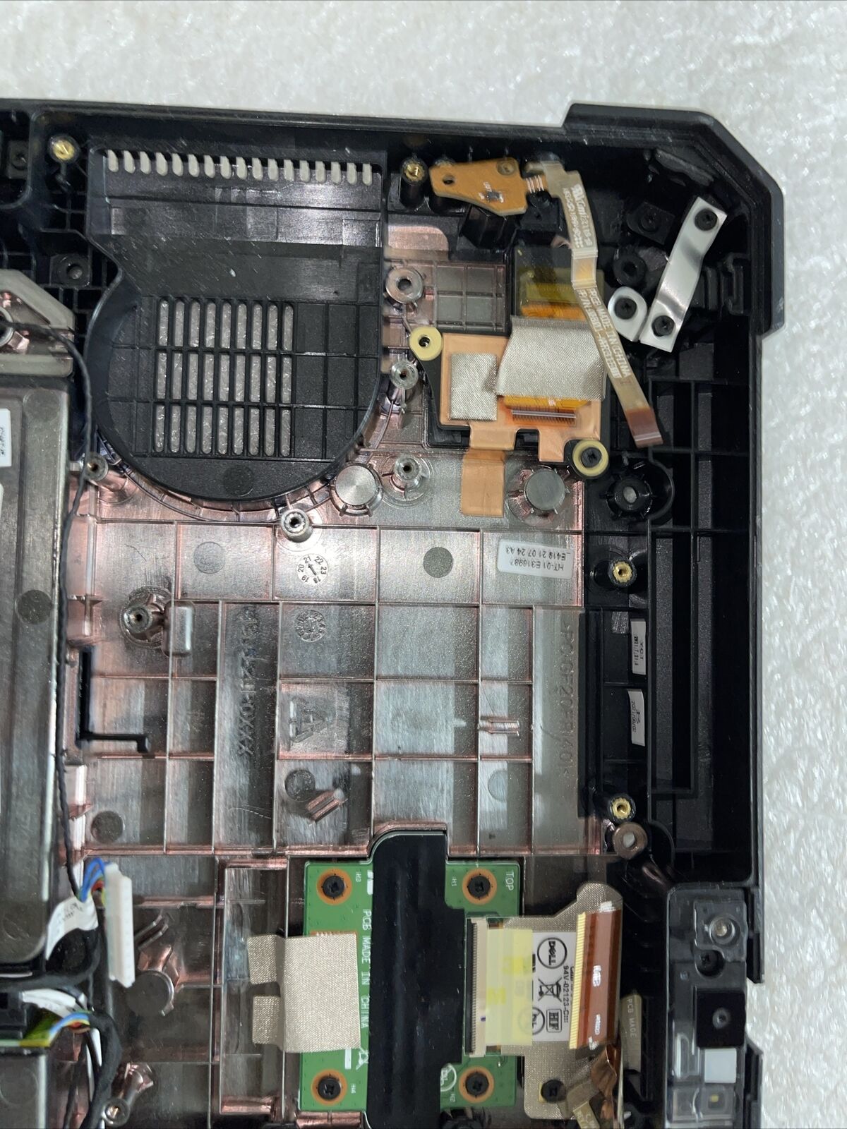 Dell Latitude 7220 Rugged Extreme Tablet Bottom Cover Extras X8JMD 0WCGW M1 K1