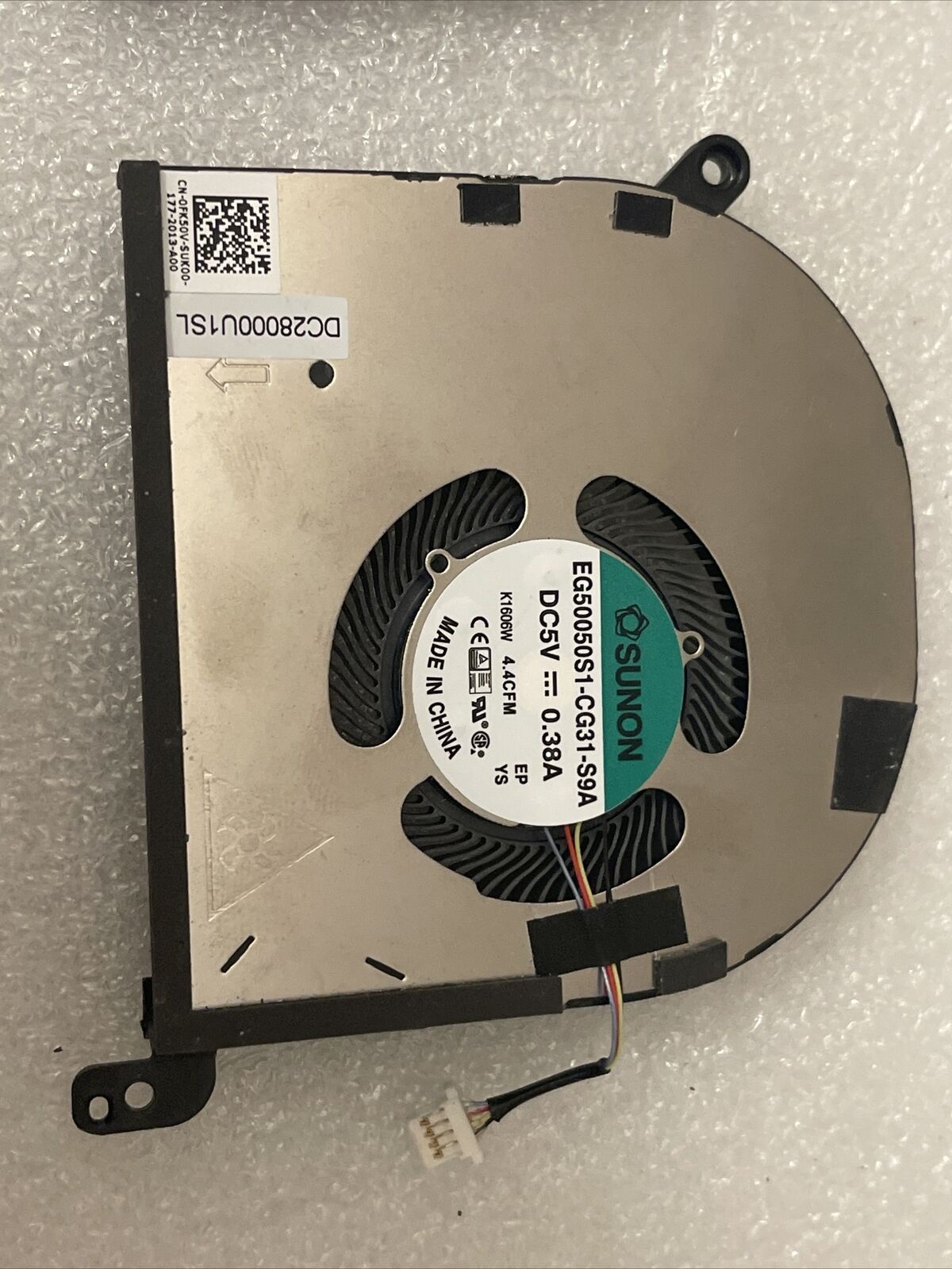 Genuine Dell XPS 15 9510 Precision 5560 COOLING FAN Right+ Left 0FK50V 0CN1MT