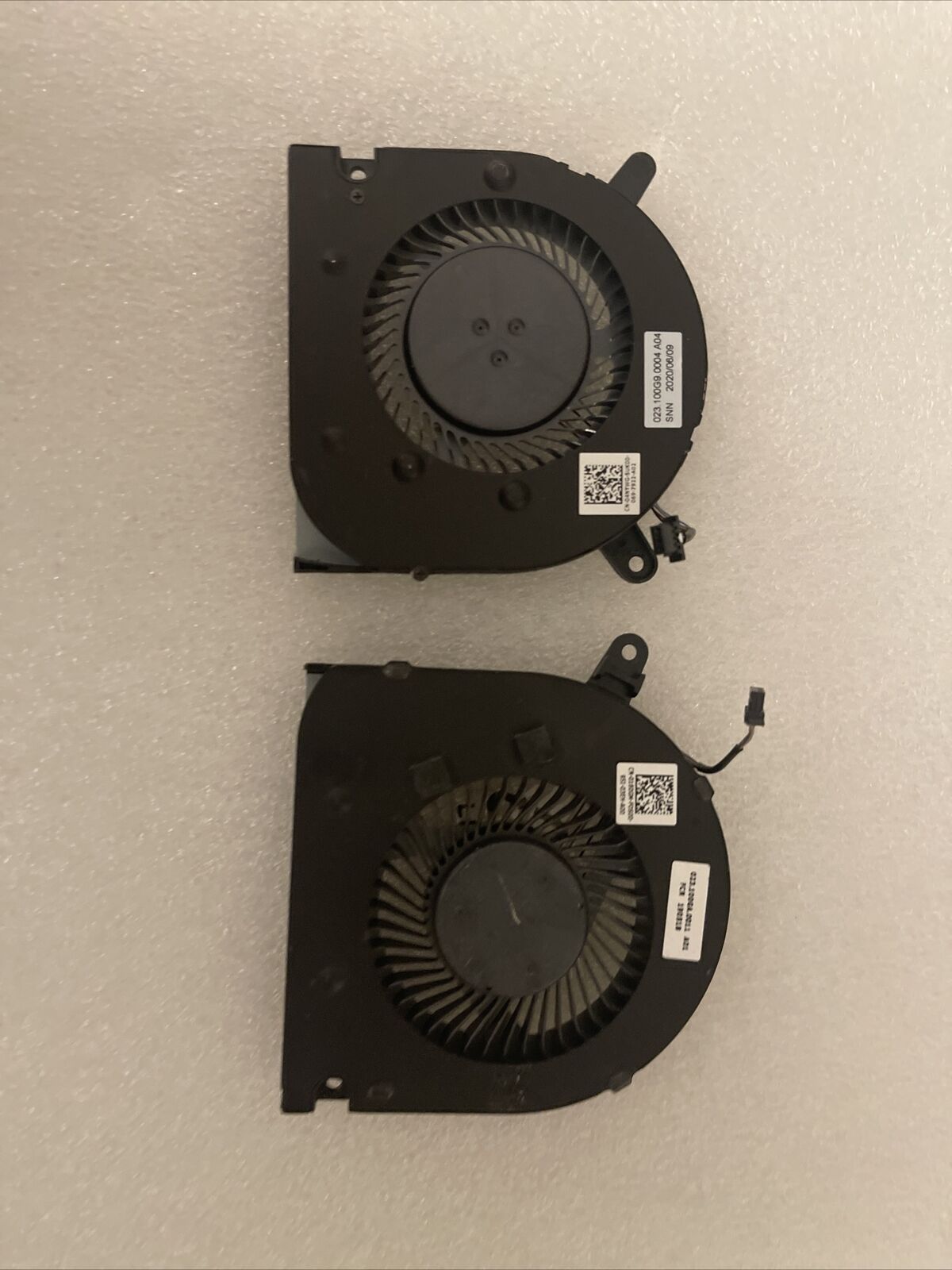 DELL  G5 15 5500 G5 SE 5505 CPU GPU FANS Pair 04NYWG 0160GM 4NYWG 160GM