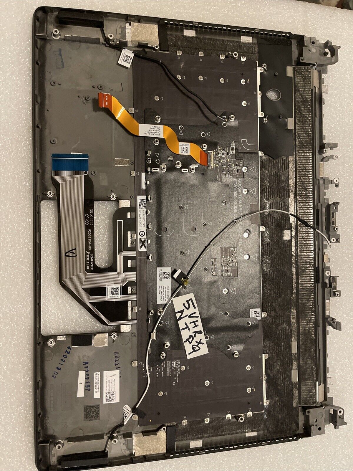Dell Alienware X15 R1 R2 Palmrest English Keyboard 562JF 386PV 5VHRX NTP9 Read