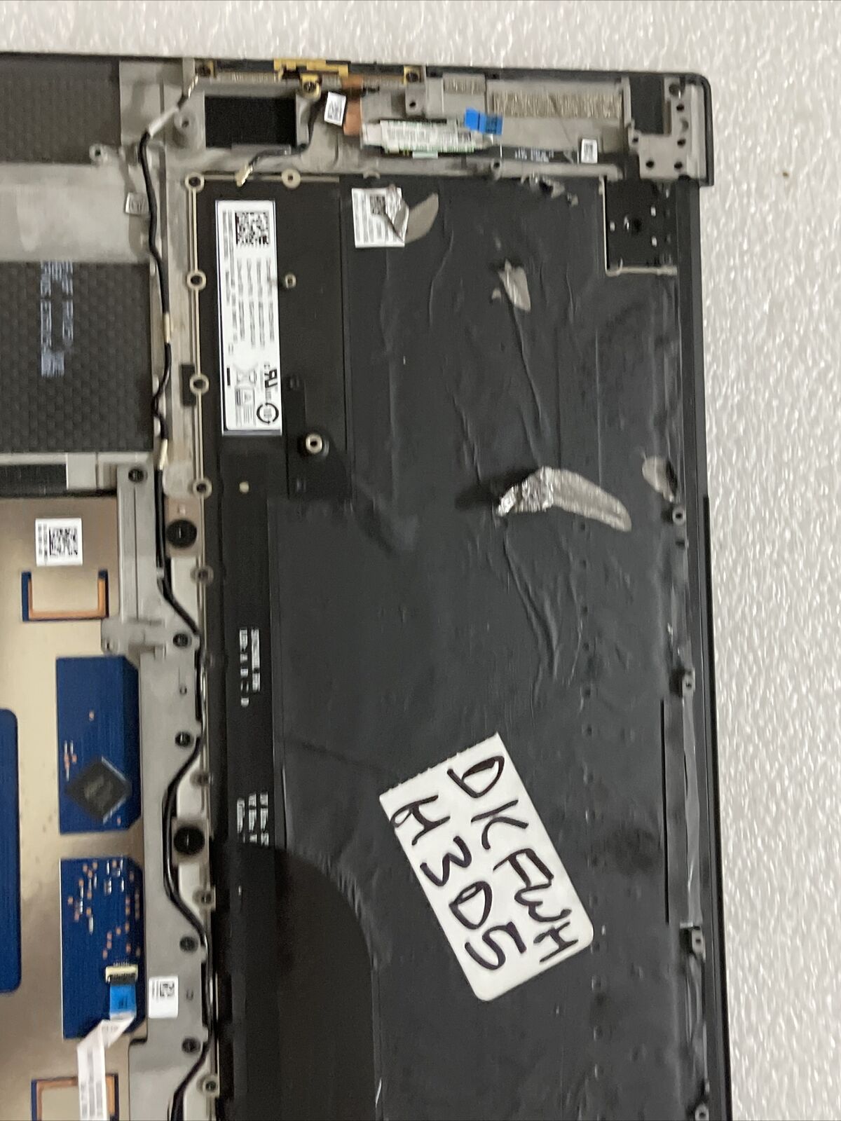 OEM DELL XPS 9500 Palmrest Touchpad FPR US Backlit Keyboard DKFWH 0DKFWH H3 D5