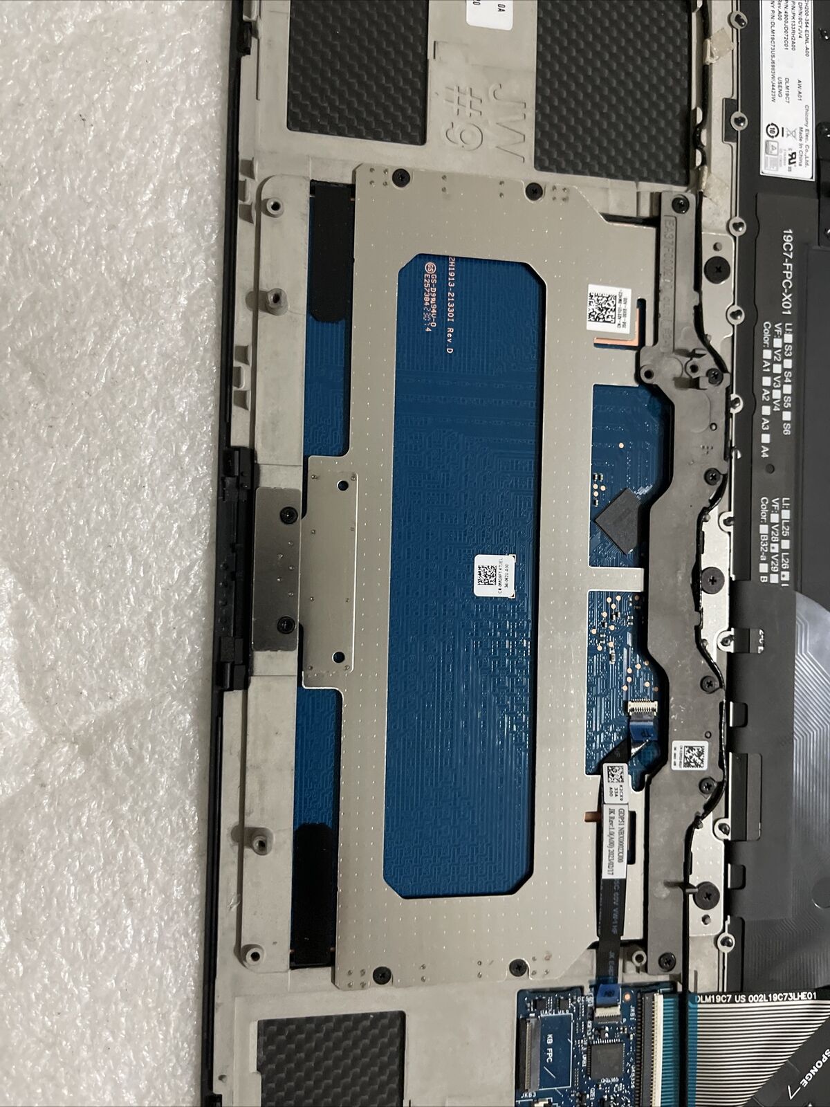 Dell Precsion 5570 Palmrest Touchpad US Backlt English Keyboard CYJV4 GN0D2 STD5