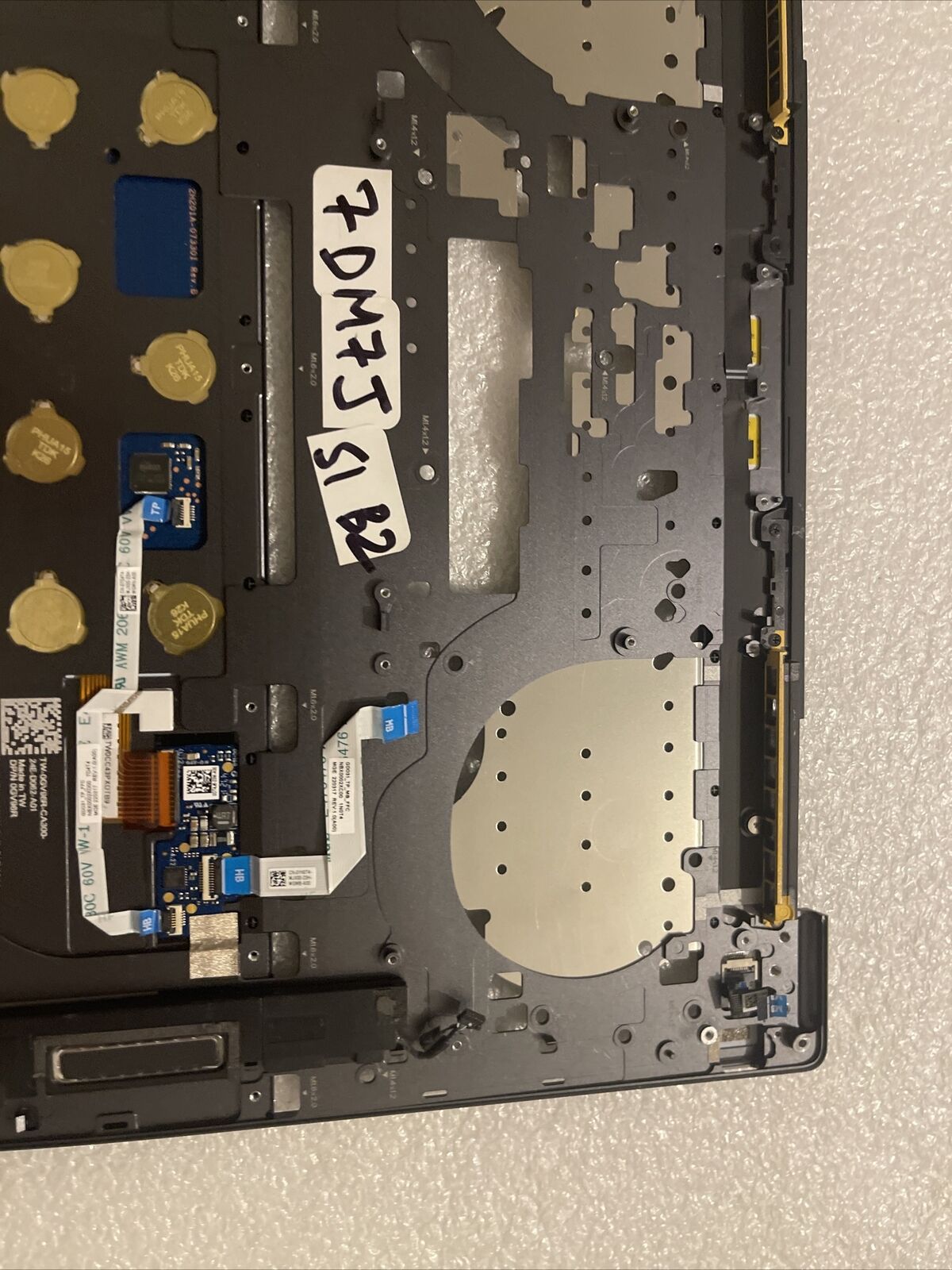 Genuine Dell XPS 9320 Palmrest Touchpad Assembly Speakers GV96R 7DM7J T8