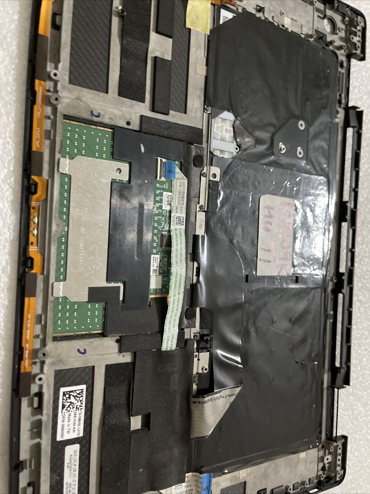 Genuine Dell XPS 9575 Palmrest Touchpad US Backlit Keyboard  M9W9K H2 T1