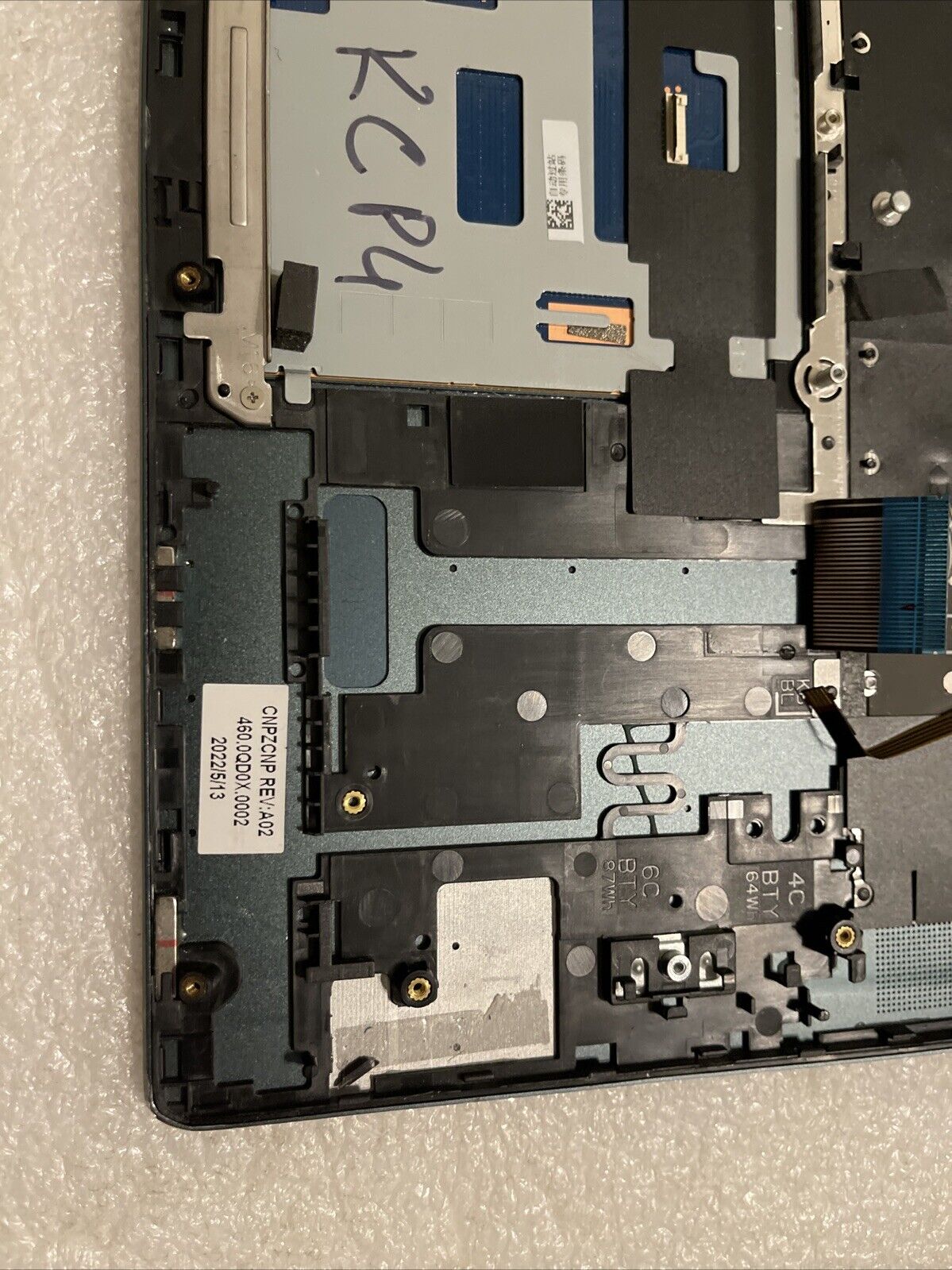 DELL INSPIRON 7620 2-IN-1 PALMREST BACKLIT KEYBOARD TOUCHPAD 0HH9P4 HH9P4 KC P4