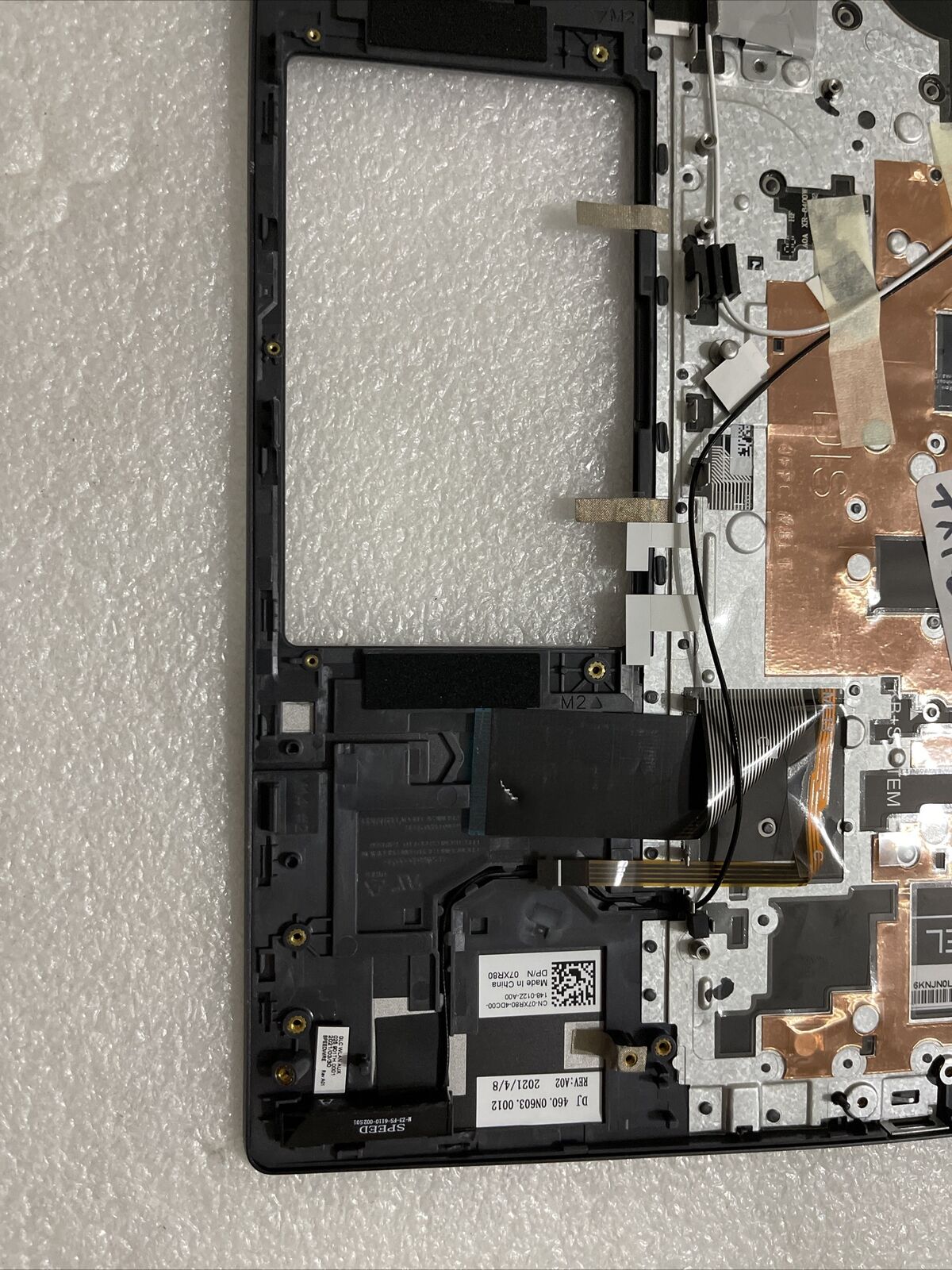 New Dell Vostro 5410/5415 Palmrest US ENGLISH Backlit Keyboard P9XT4 7XR80 N1B5