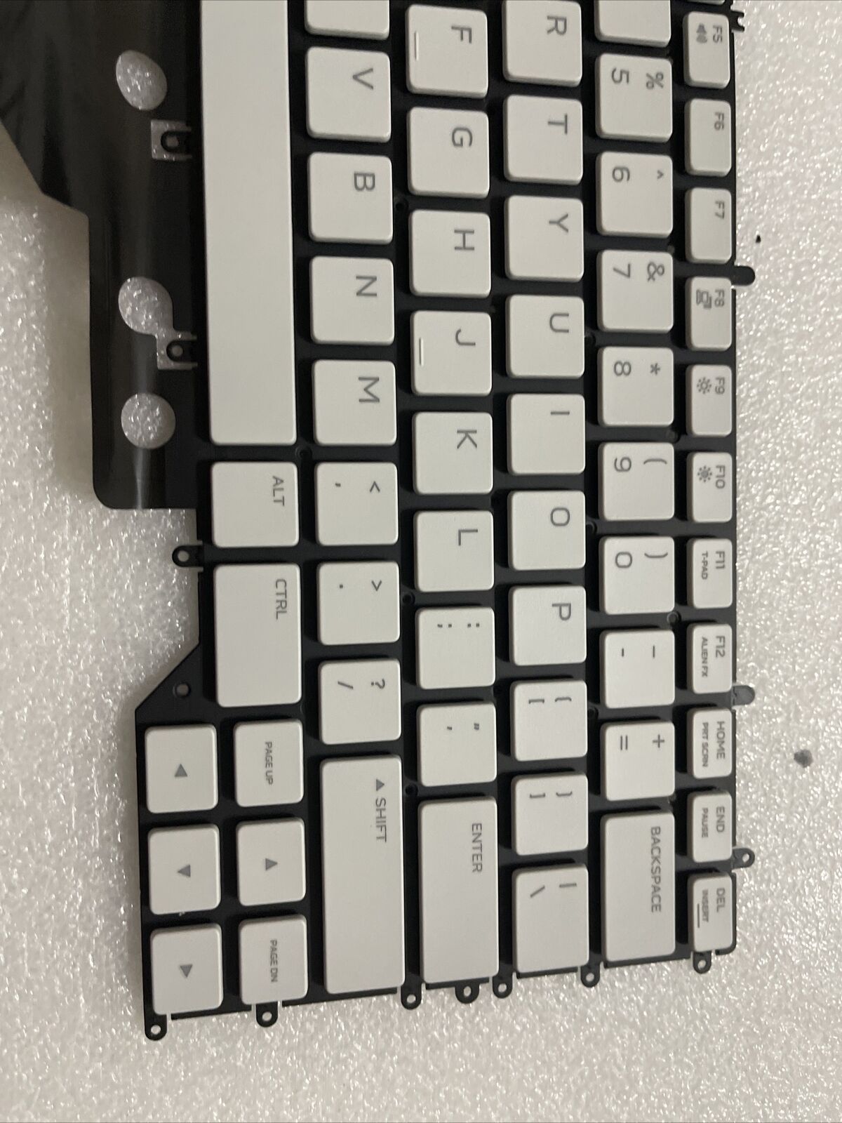 Genuine Dell Alienware M15 R2 Lunar Light RGB Laptop Keyboard Y79F6 00T44R N1 B4