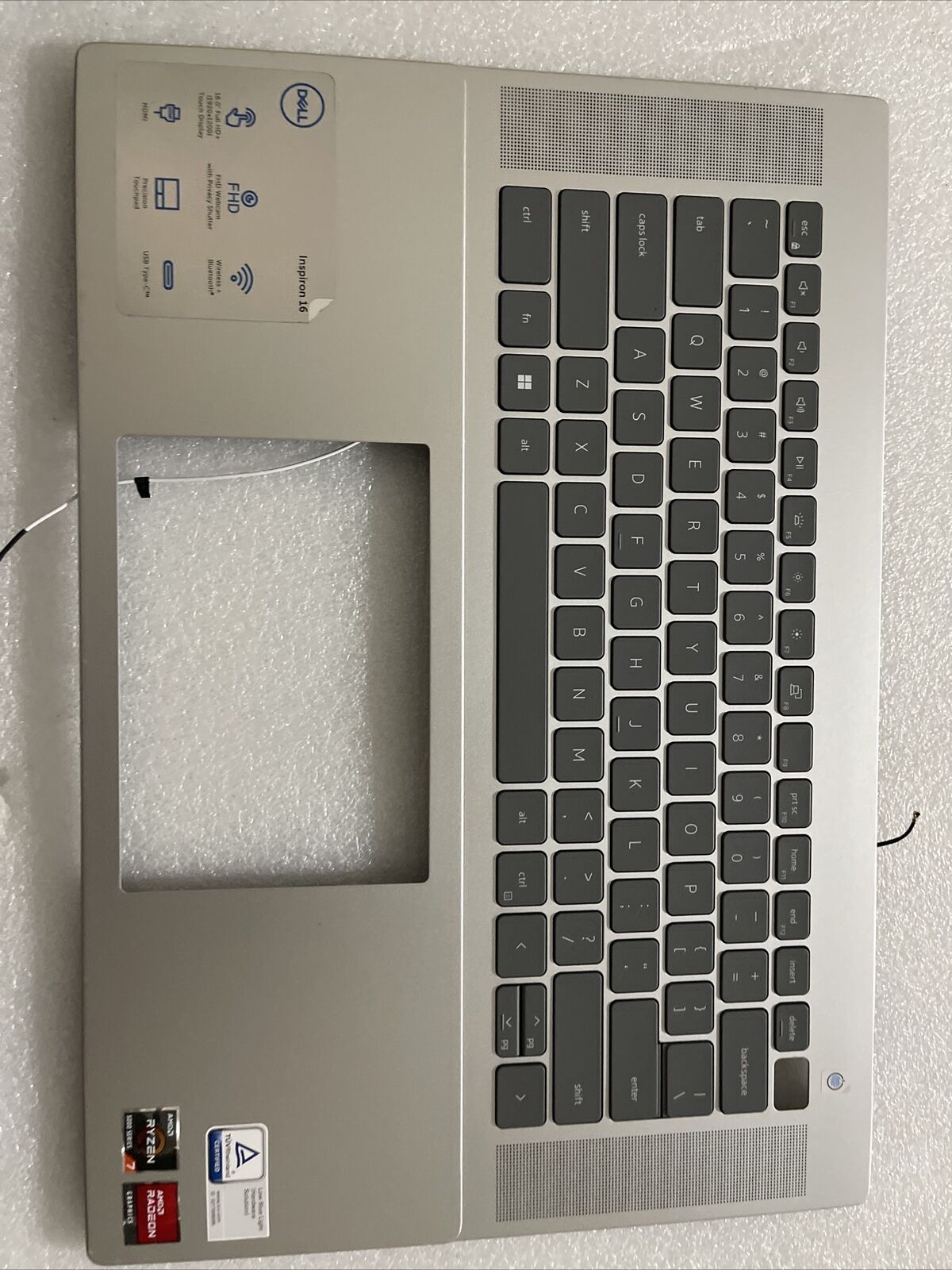 Genuine Dell Inspiron 16 5620 5625 Palmrest US Eng Keyboard YJGM5 0HJ5PC H1 T1