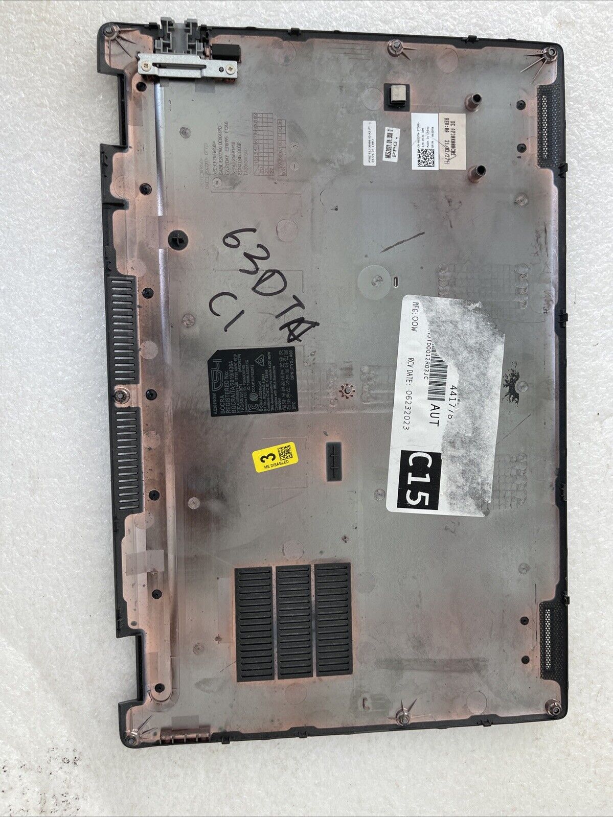 Genuine Dell Latitude 5420 E5420 Bottom Base Lower  Back Cover 063DTN 63DTN C1