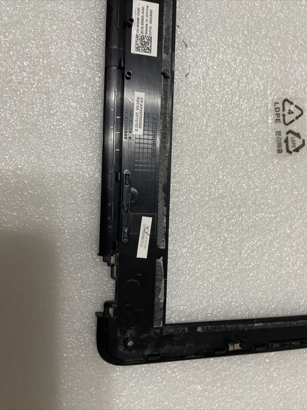 GENUINE Dell Chromebook 3190 11 Front Trim LCD Bezel 0G935 00G935 N6