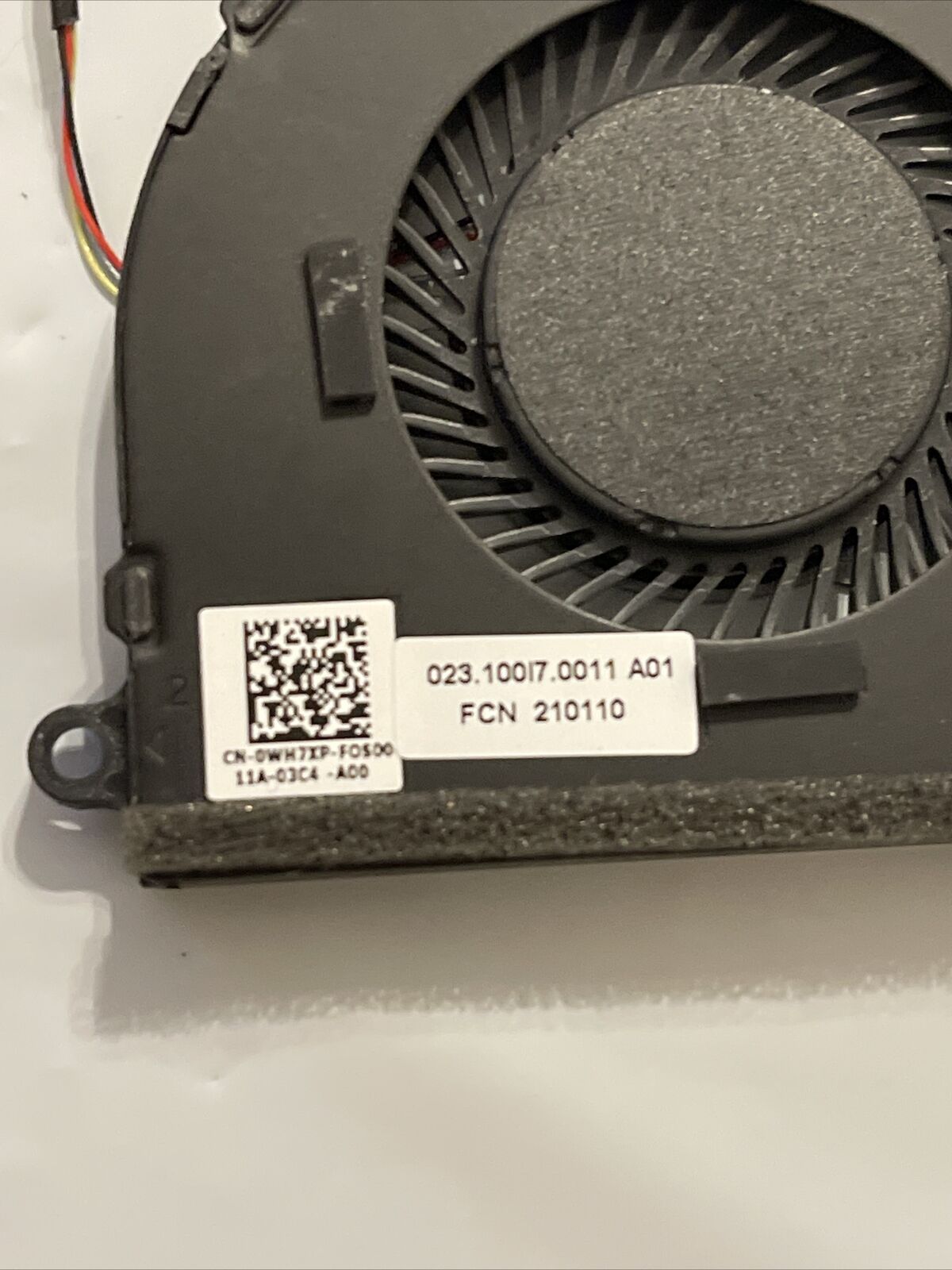 Genuine Dell Latitude 3310 2-in-1 Laptop Cooling Fan Assembly  WH7XP 0WH7XP P2