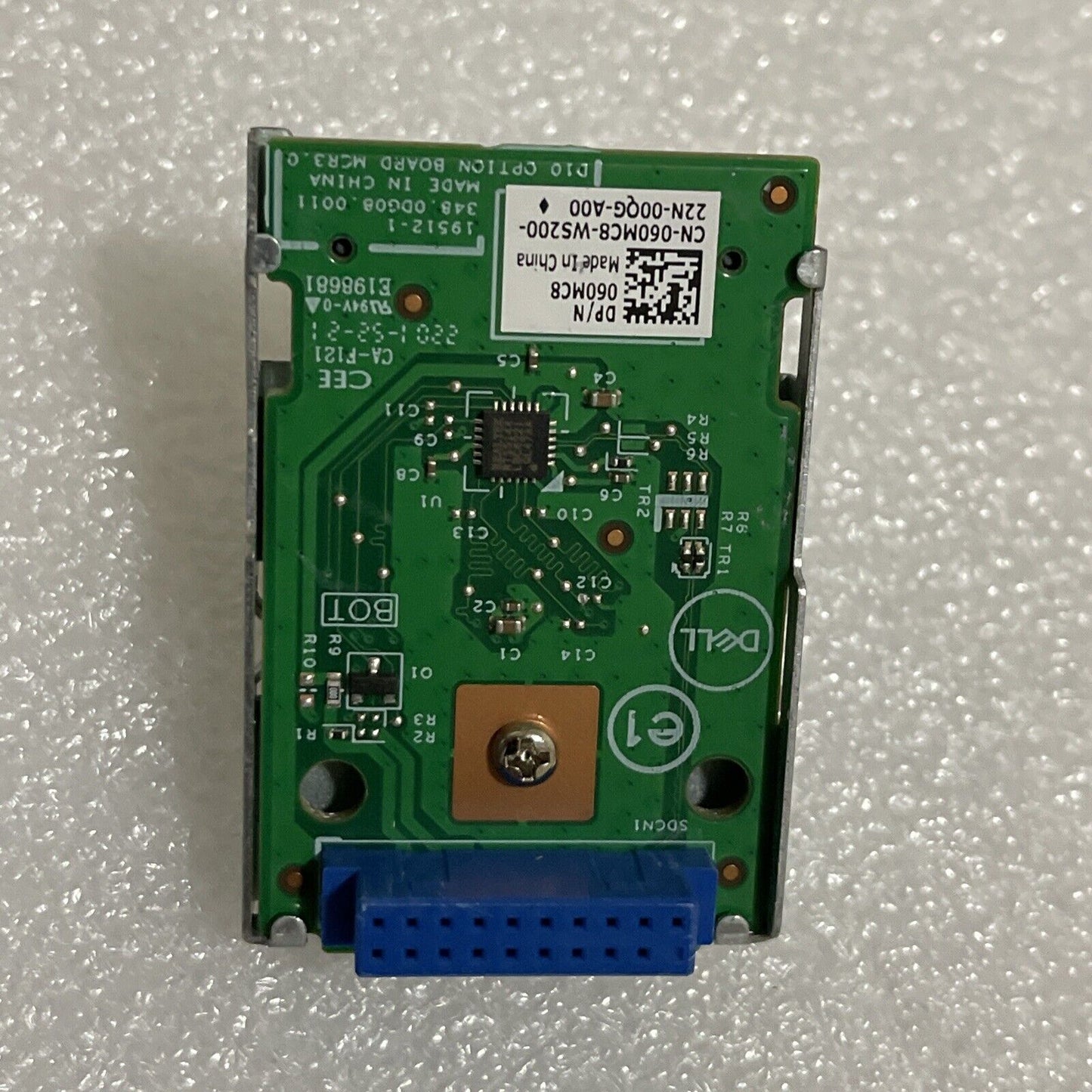 Genuine Dell Inspiron 3880 SD Card reader Board 348.0DG04.0011  60MC8 060MC8 U1
