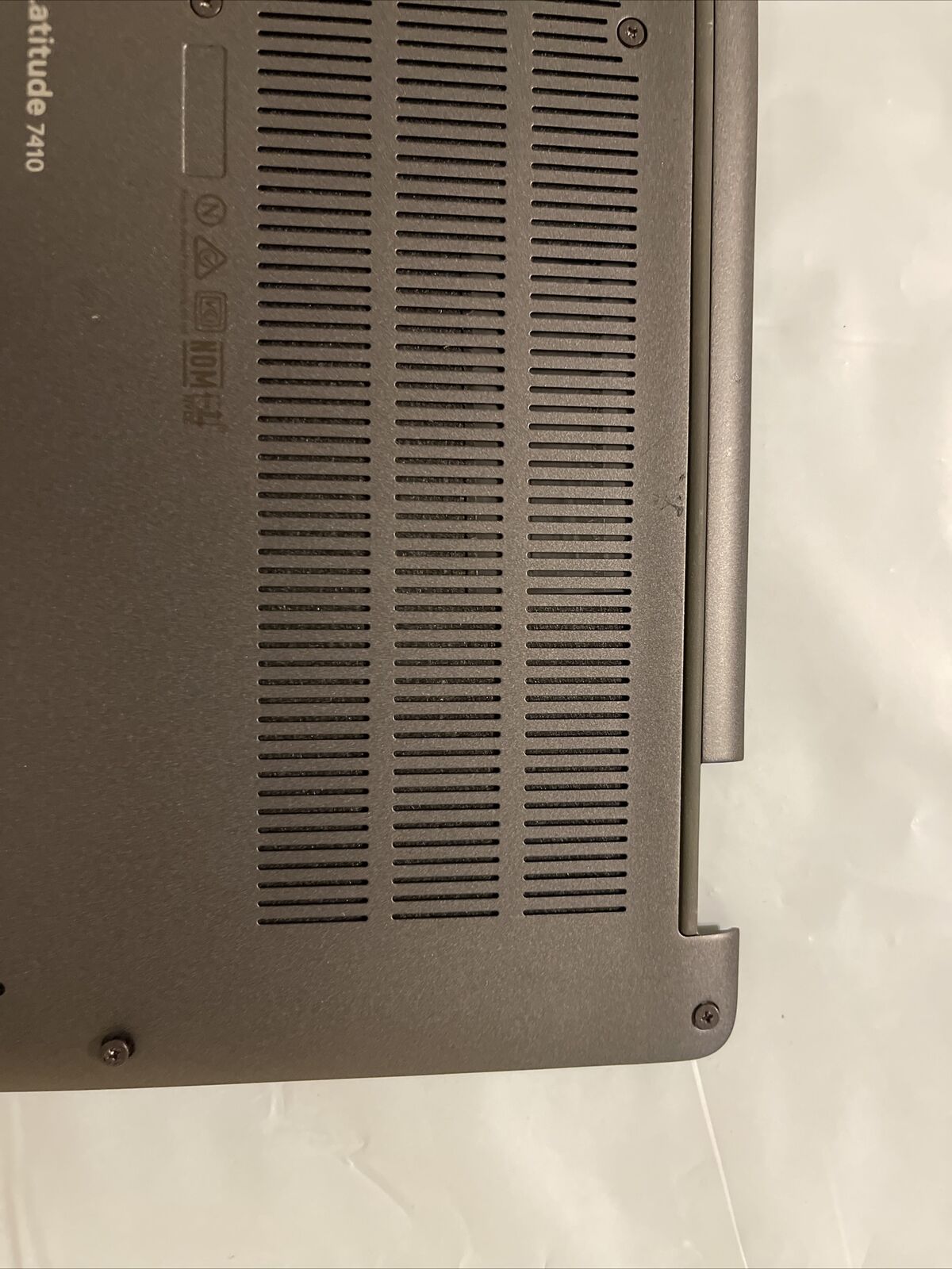 Genuine Dell Latitude 7410 laptop Bottom Base Cover Assembly  V987T 0V987T C1