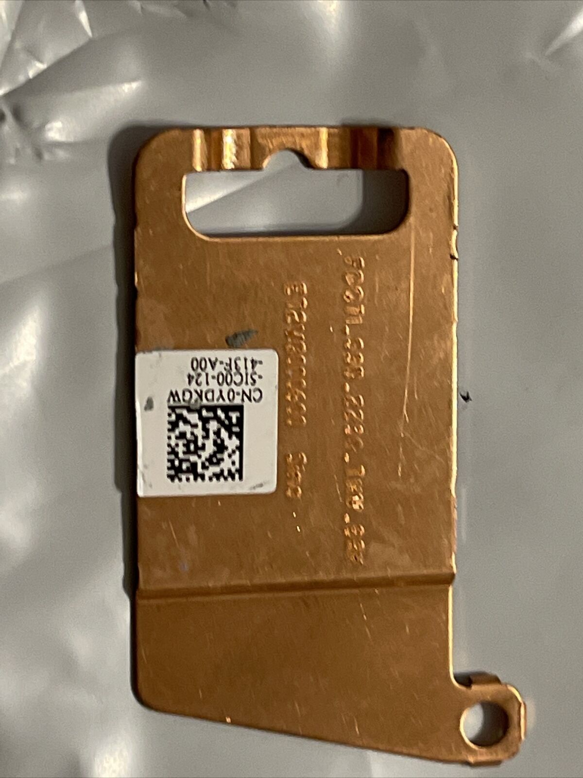DELL Alienware M17 R3 R4 M.2 SSD 2230 Thermal Shield Bracket YDKGW ONLY SSD3