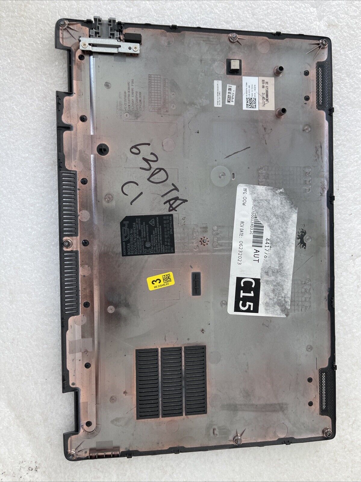 Genuine Dell Latitude 5420 E5420 Bottom Base Lower  Back Cover 063DTN 63DTN C1
