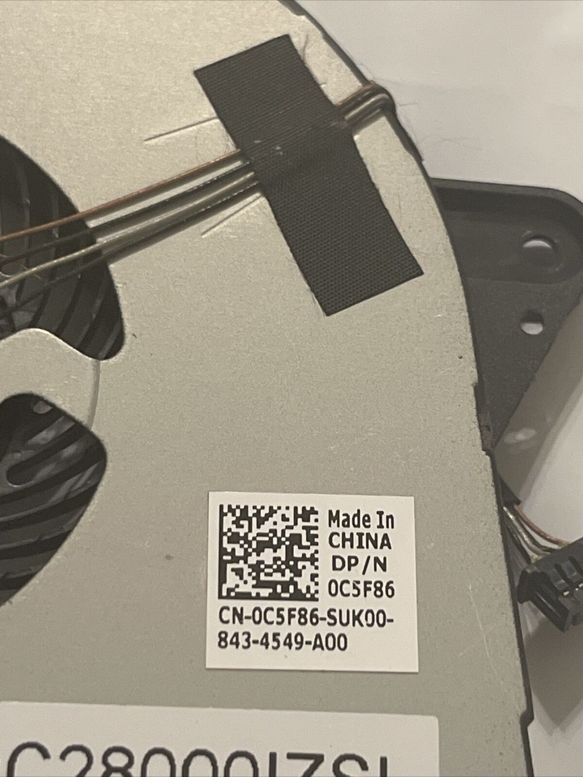 Genuine DELL latitude5580 M3520 Cpu  Cooling Fan 0C5F86 C5F86 P2