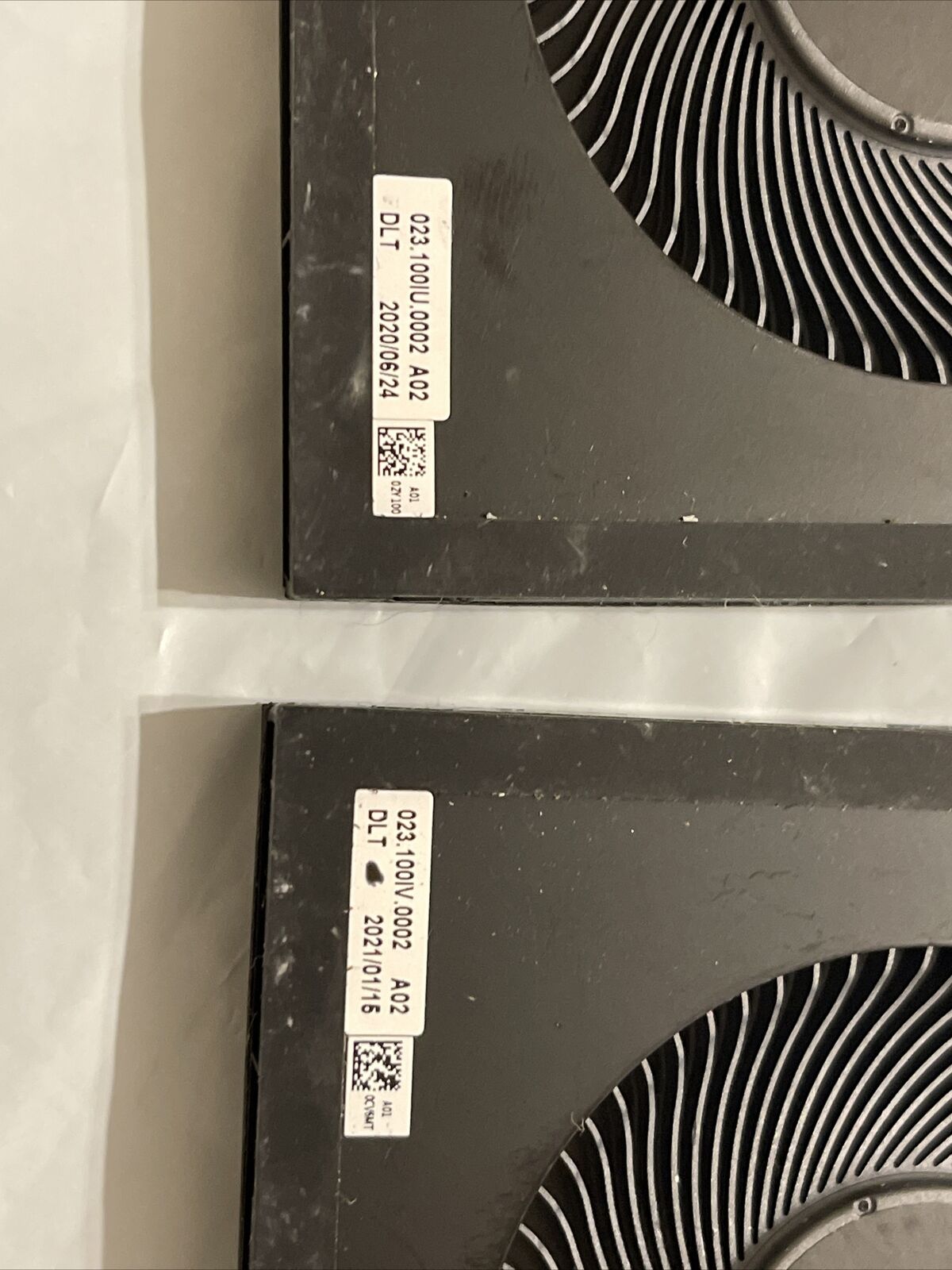 Genuine DELL XPS 17 9720 Laptop CPU GPU Fans Fan 1 Fan2 DC5V 0MXF81 0P2FY9