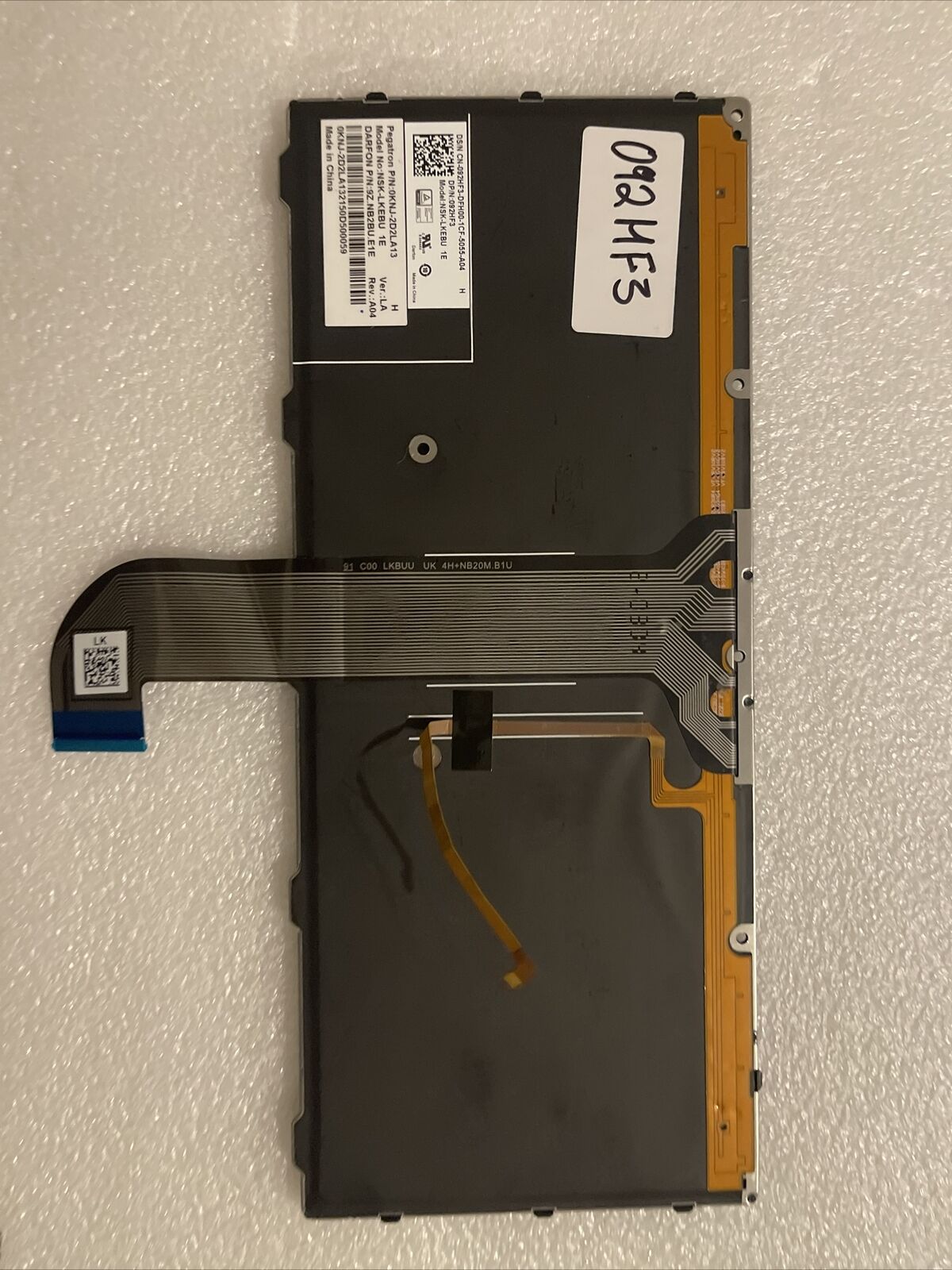 OEM Dell Latitude Rugged 5404 7404 7204 7214 SPANISH BACKLIT KEYBOARD 92HF3